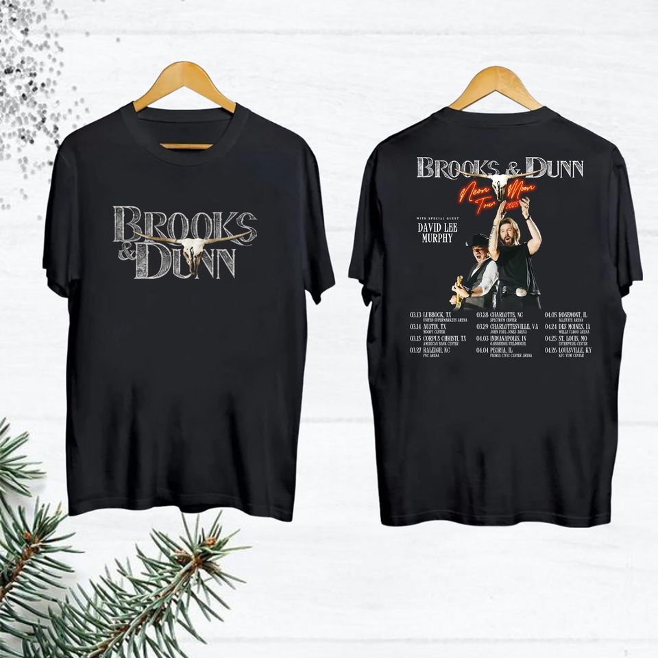 2025 Brooks And Dunn Neon Moon Tour Shirt, Brooks & Dunn Merch, Brooks And Dunn Country Music, Brooks And Dunn Fan Gift, Brooks And Dunn Tee