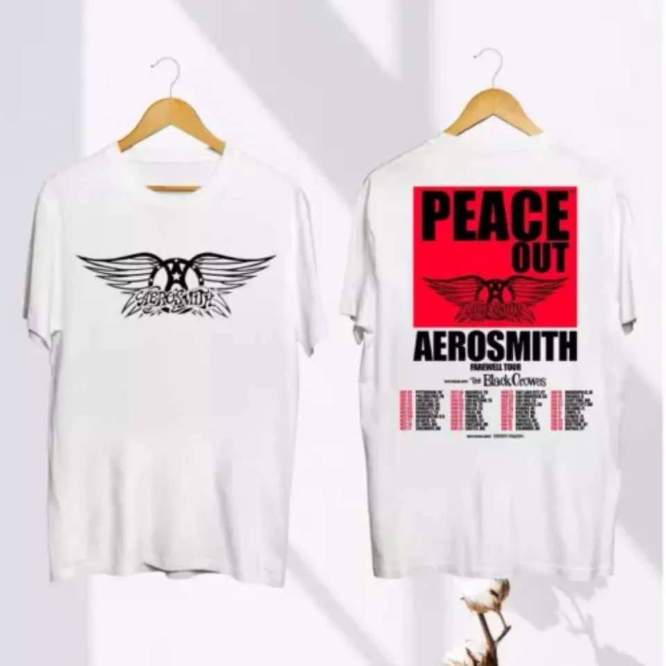 Aerosmith Logo Shirt, Aerosmith Peace Out Farewell Tour 2024-2025 Shirt