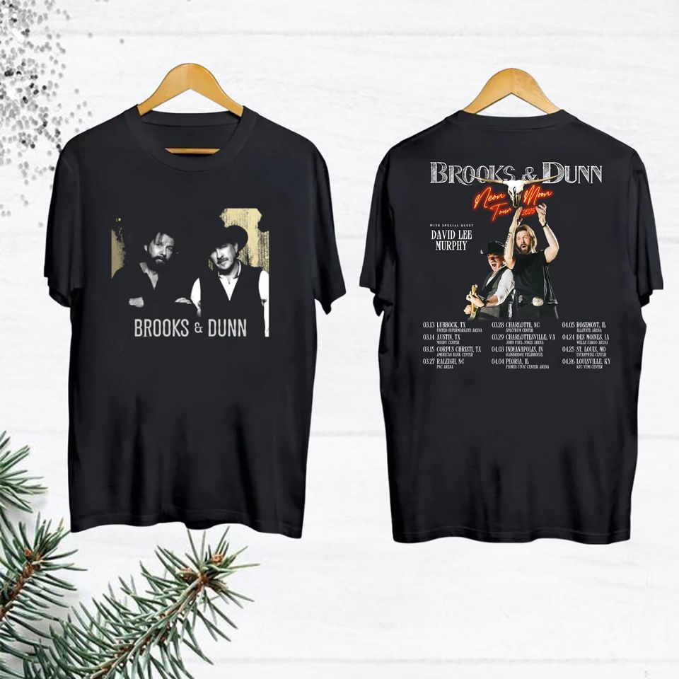 Vintage Brooks And Dunn Shirt, Brooks And Dunn Neon Moon Tour 2025 Shirt, Brooks & Dunn Merch, Brooks And Dunn Fan Shirt, Country Music Tee