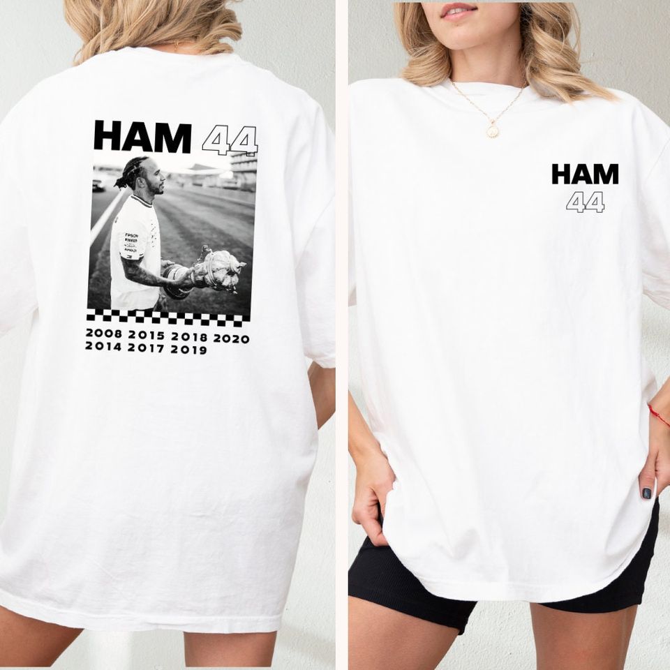 Lewis Hamilton Tshirt Ferrari Formula One 2025 | Unisex | Lh44 Tee Formula 1 Racing Gift And Merch F1 Driver Shirt