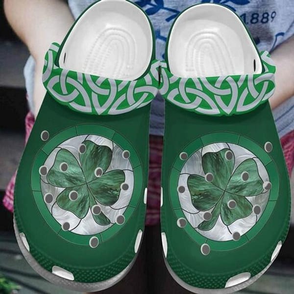 St Patrick's Day Irish Shamrock Crocband Shoes 