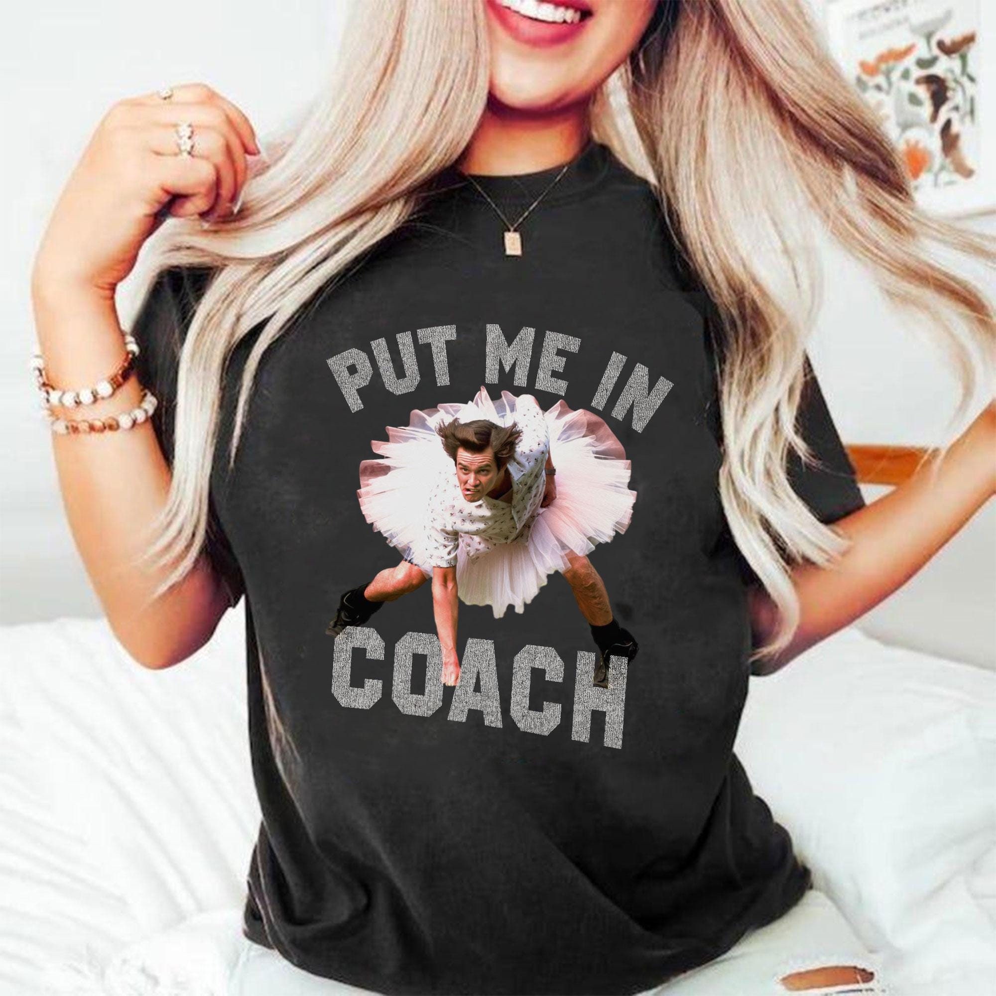 Put Me In Coach Shirt, Funny Ace Ventura Pet Detective Shirt, Jim Carrey Comedy Movie Tee, Retro Detective Graphic Shirt
