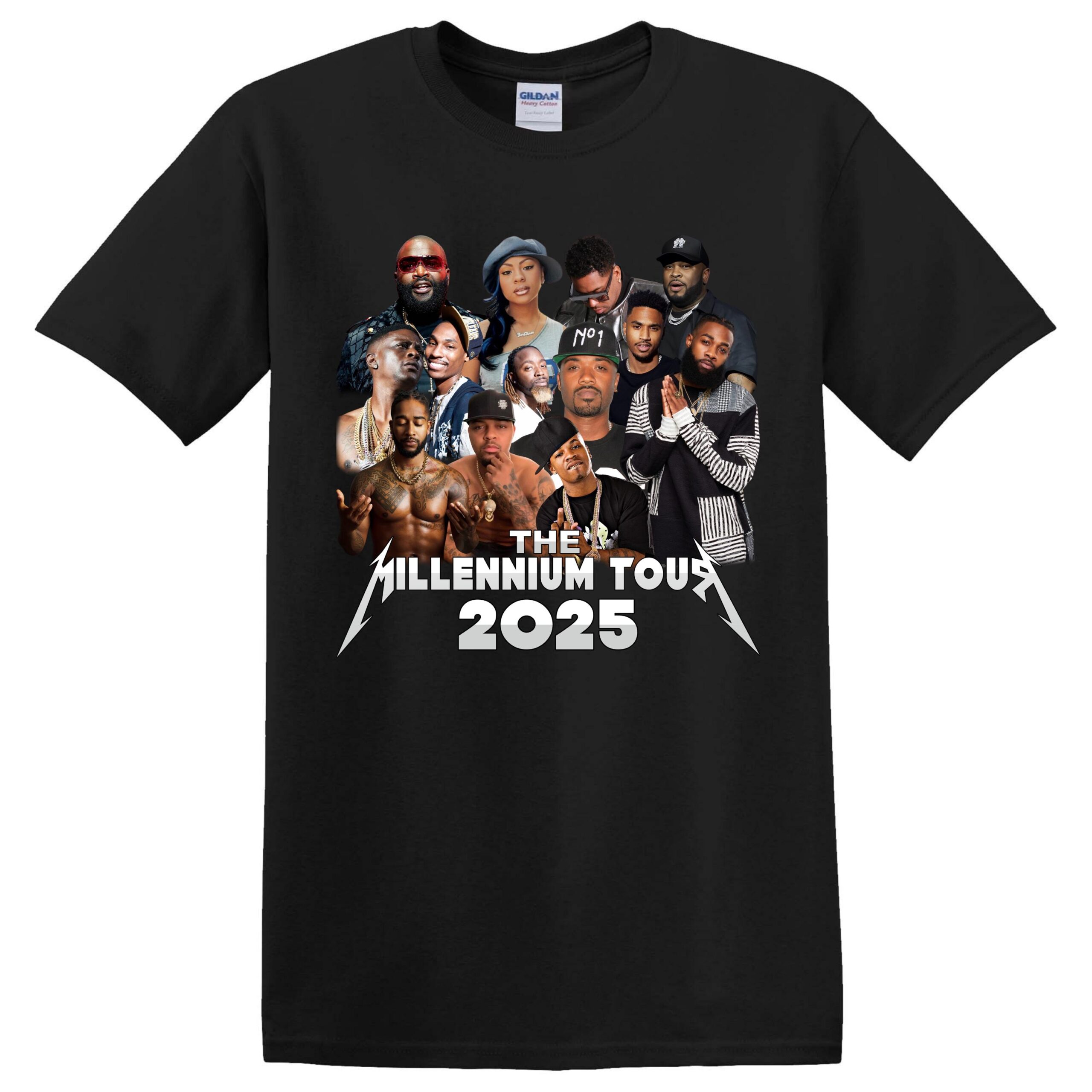 Millennium 2025 Tour Fan, Gift, Concershirt The Millennium Tour 2025 Unisex Tee Long Sleeve Hoodie Black