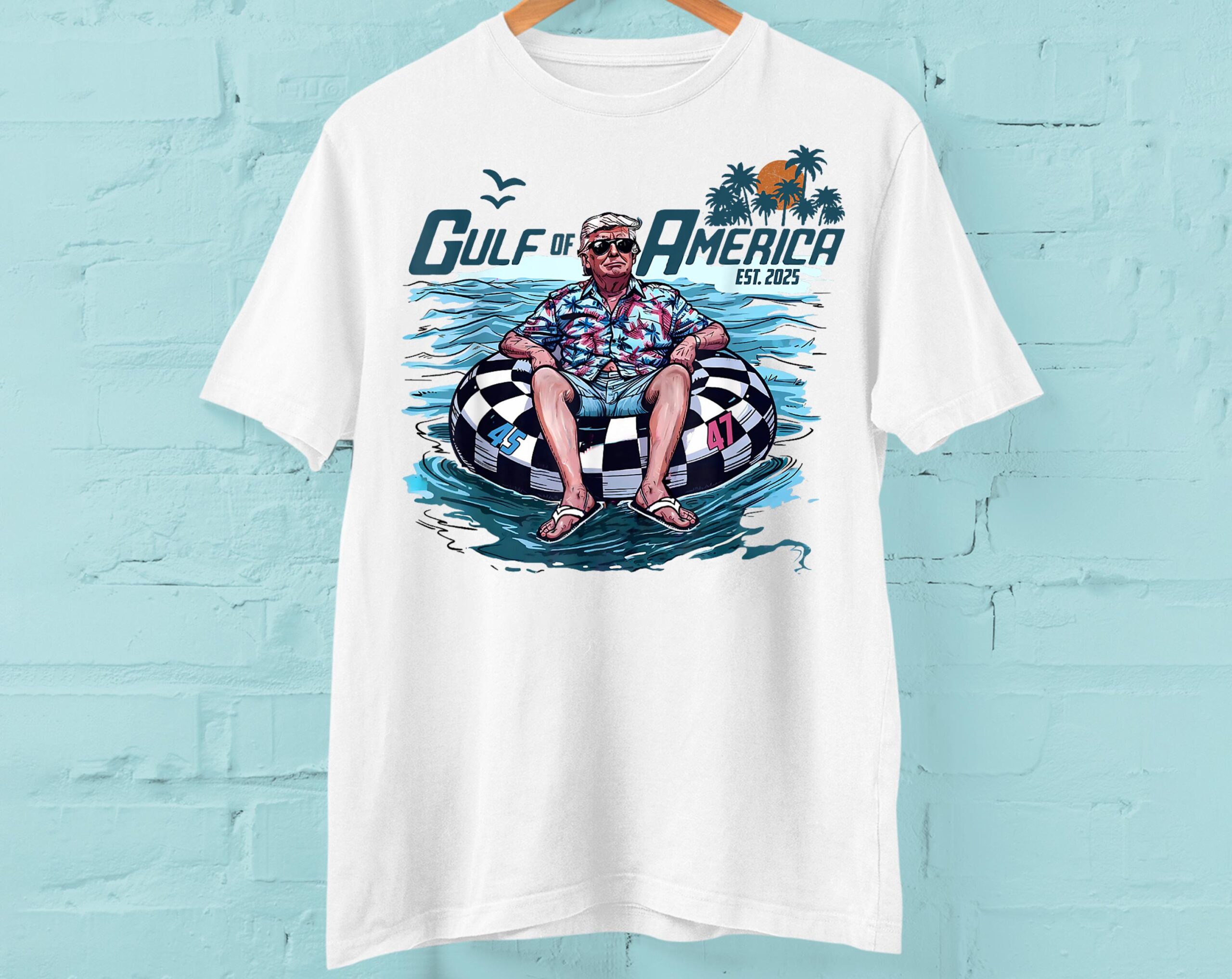 Funny Trump Gulf Of Us America Est 2025 Shirt, Gulf Of America Shirt, Gulf Of Mexico Shirt, Gulf Of America 2025 Shirt, Funny Trump Shirt