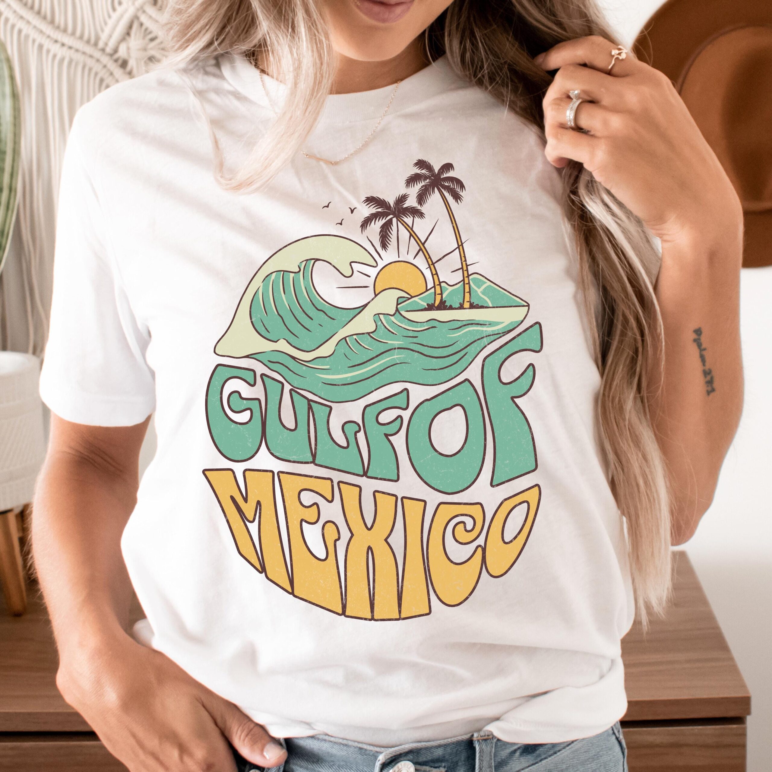 Golfo De Mxico 1550 Retro Vintage Arshirt, Vacation Mexico Shirt, Democrashirt, Gulf Of Mexico Shirt