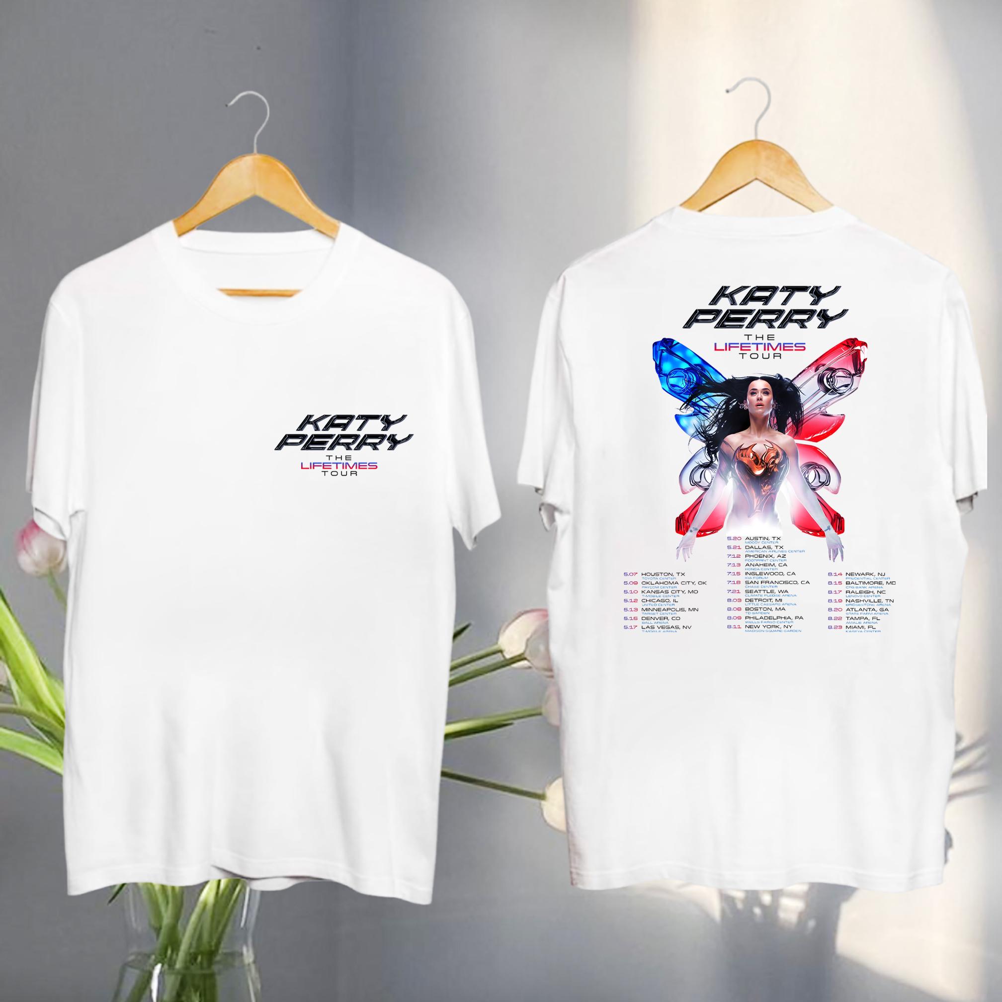 Katy Perry The Lifetime Tour 2025 Shirt, Katy Perry 2025 Concert, Katy Perry Fan Gift, Katy Perry Merch, Katy Perry Graphic Shirt, Katy Tee