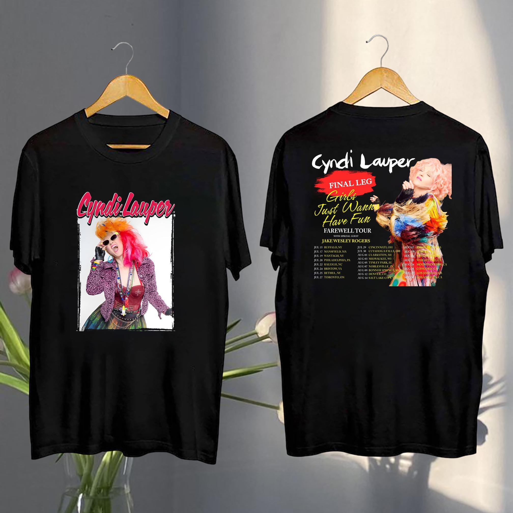 Cyndi Lauper Girl Just Wanna Have Fun Farewell Tour 2025 Shirt, Cyndi Lauper Fan Gifts, Cyndi Lauper 2025 Concert, Cyndi Lauper Merch