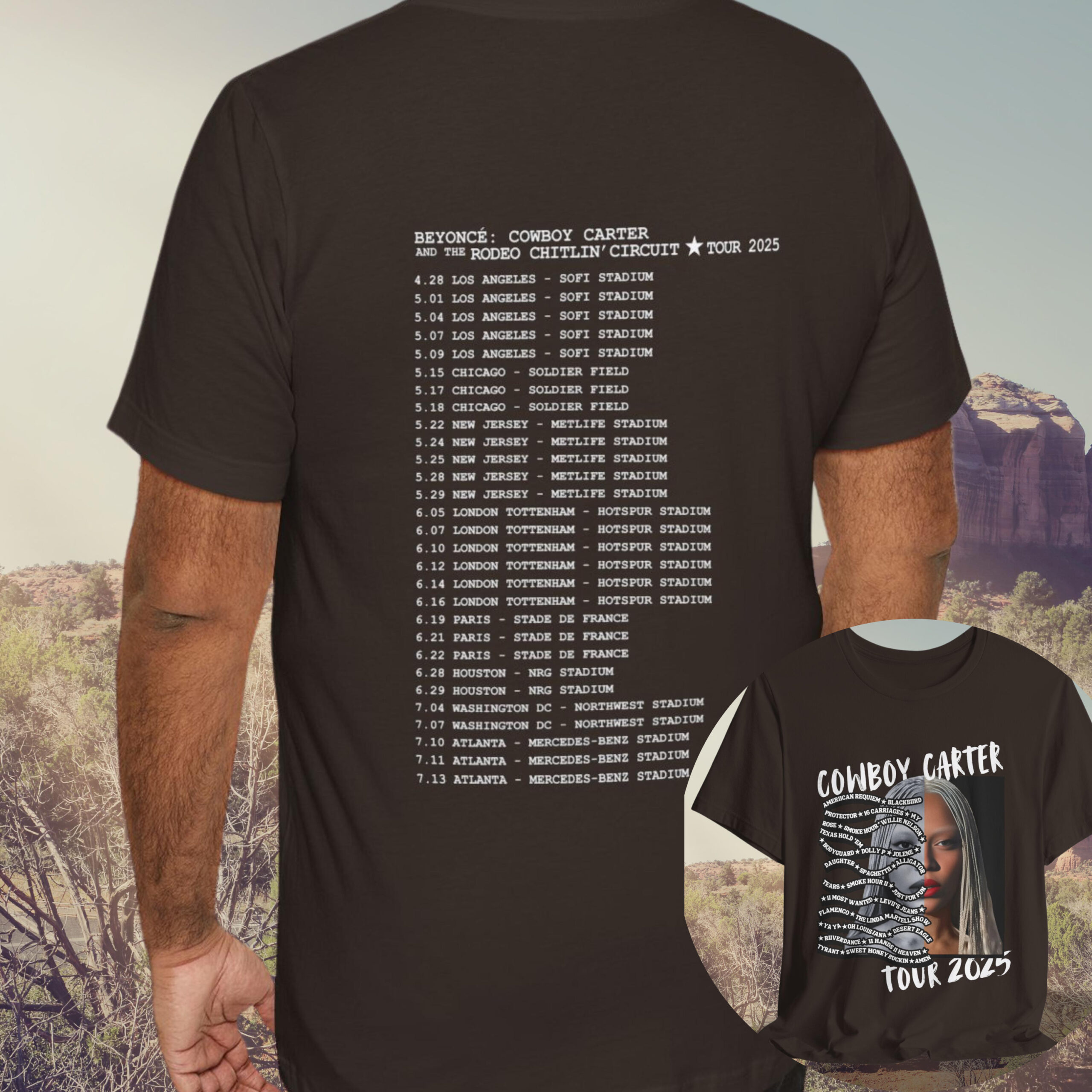 Beyonce Tee, Cowboy Carter Tour 2025 Shirt, Unisex Short Sleeve, Grammy Winner Singer