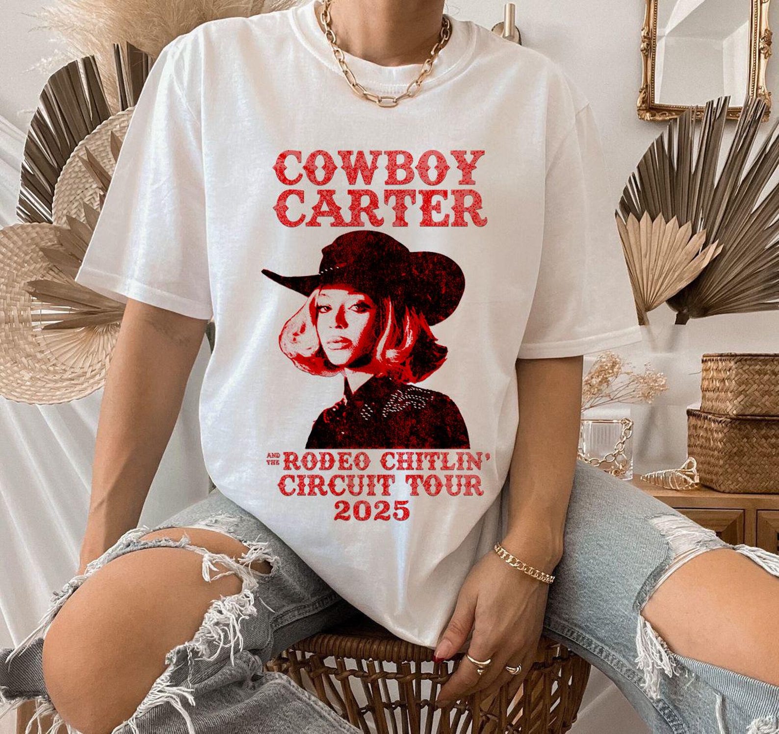 Cowboy Carter Shirt, Beyonc Rodeo Chitlin' Circuit Tour 2025 Merch, Beyhive Music Tee, Retro Graphic Unisex Shirt, Gifts For Her