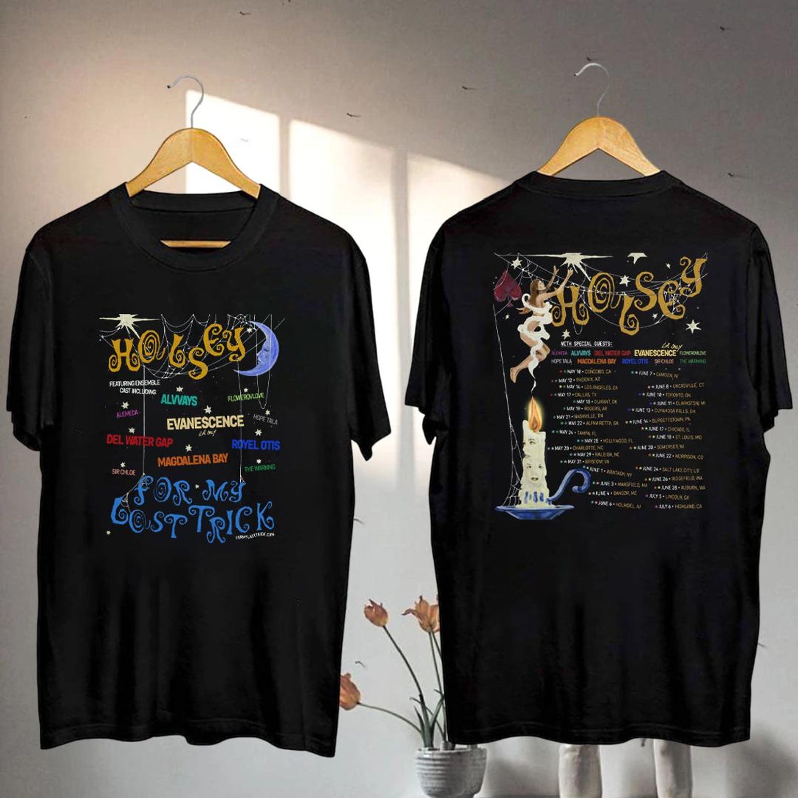 Halsey For My Last Trick The Tour Dates 2025 Shirt, Halsey 2025 Concert, Halsey Fan Gift, Halsey Graphic Shirt, Halsey Merch, Halsey Shirt