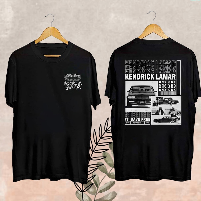 Kendrick Lamar Gnx 2024 Limited Shirt, Kendrick Lamar Shirt, Kendrick Lamar Gnx Fan Gift, Kendrick Lamar Tour 2025 Fan Shirt