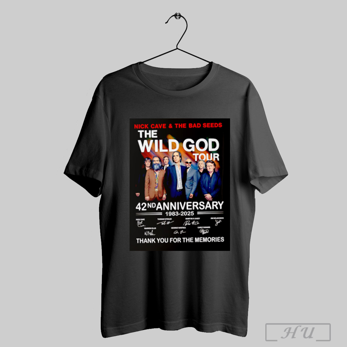 Trendy The Wild God Tour 42Nd Anniversary 1983 2025 Thank You For The Memories Shirt Sweatshirt