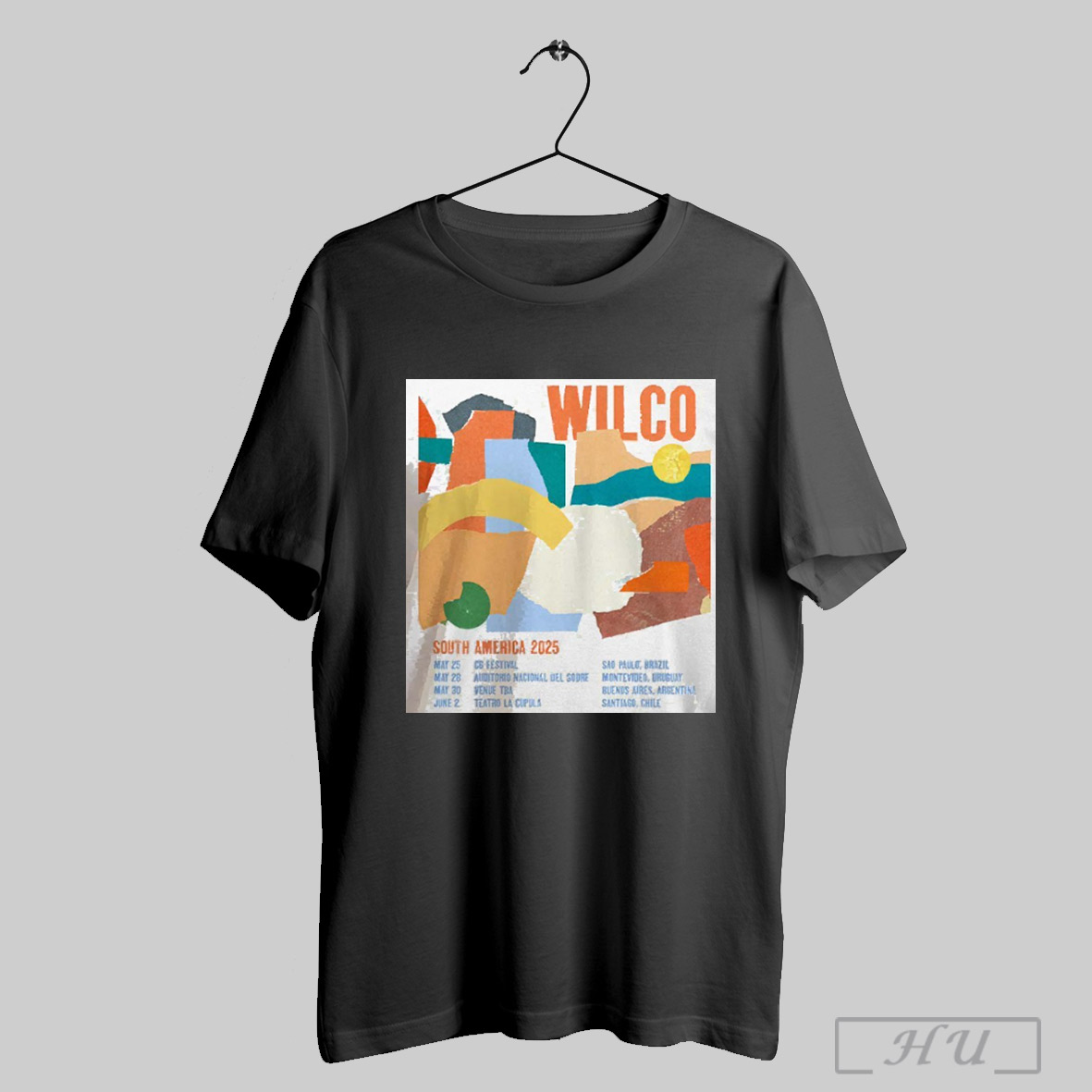 Wilco South American 2025 Poster Tour Dates Classic Shirt