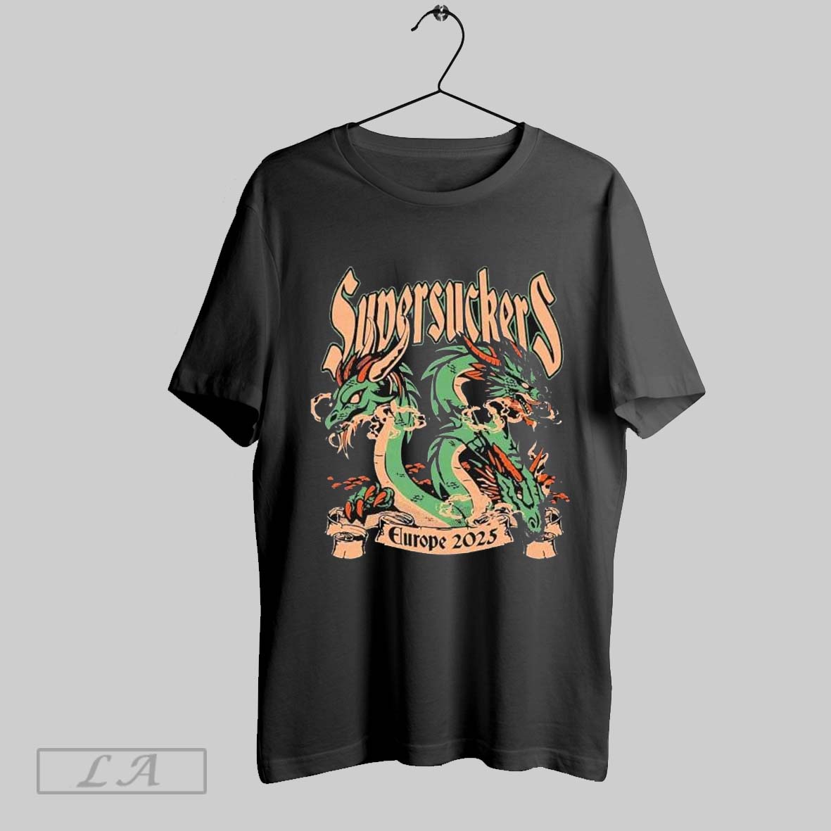 Top The Supersuckers Europe Tour 2025 Dragon Shirt Hoodie Shirt