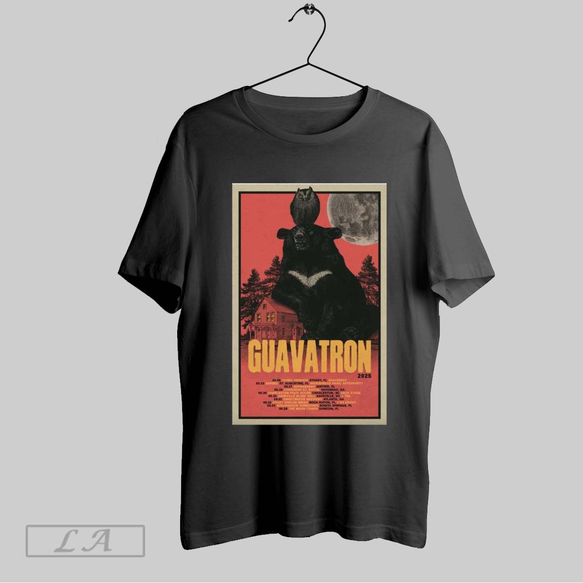 Top Poster Guavatron Spring Tour 2025 03 08 Terra Fermata Stuart Fl Guavafest 03 23 Sarbez St Augustine Shirt Hoodie Shirt