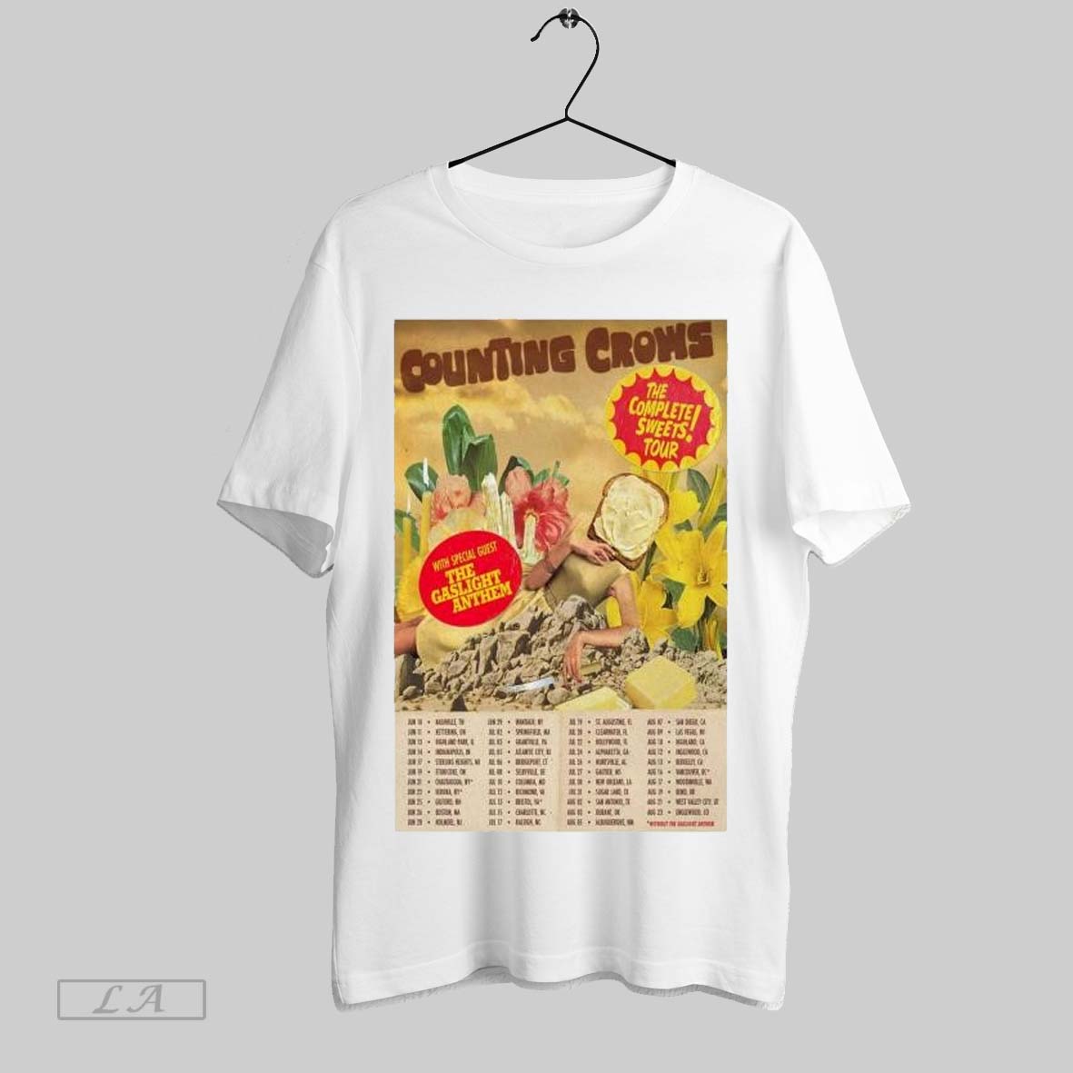 Top Counting Crows The Complete Sweets Tour 2025 Shirt Hoodie Shirt