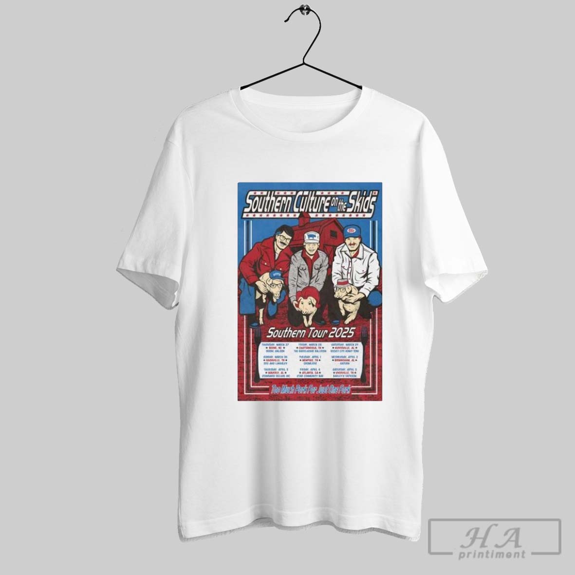 Southern Culture On The Skids Southern Tour 2025 Too Much For Just One Fork Shirt