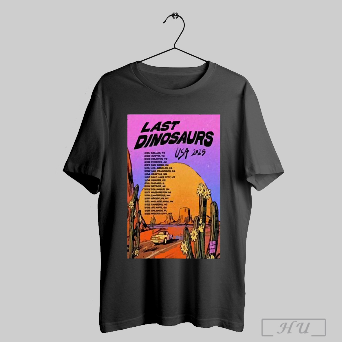 Poster Last Dinosaurs Usa Tour 2025 Shirt