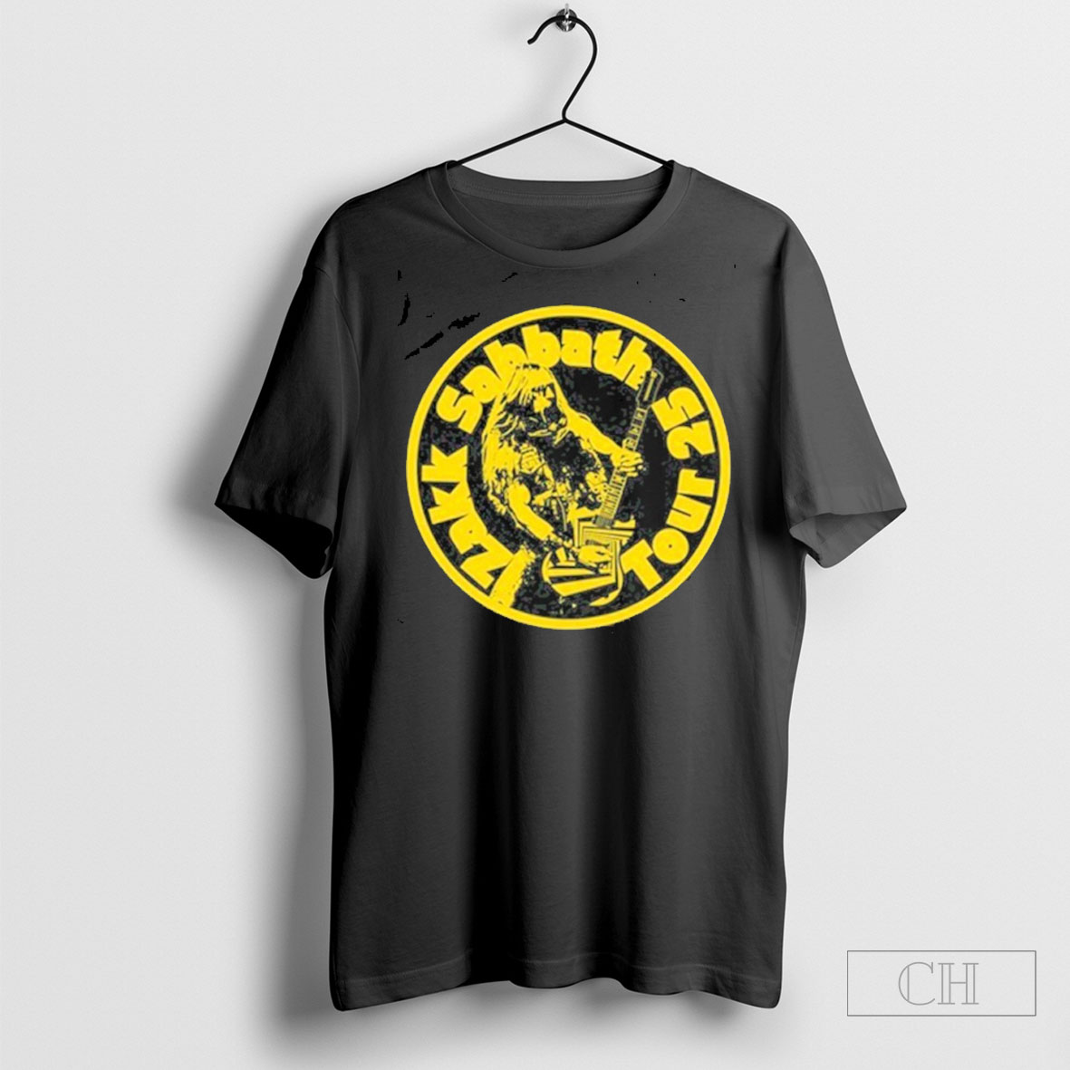 Official Zakk Sabbath Tour 2025 Yellow Circle Shirt