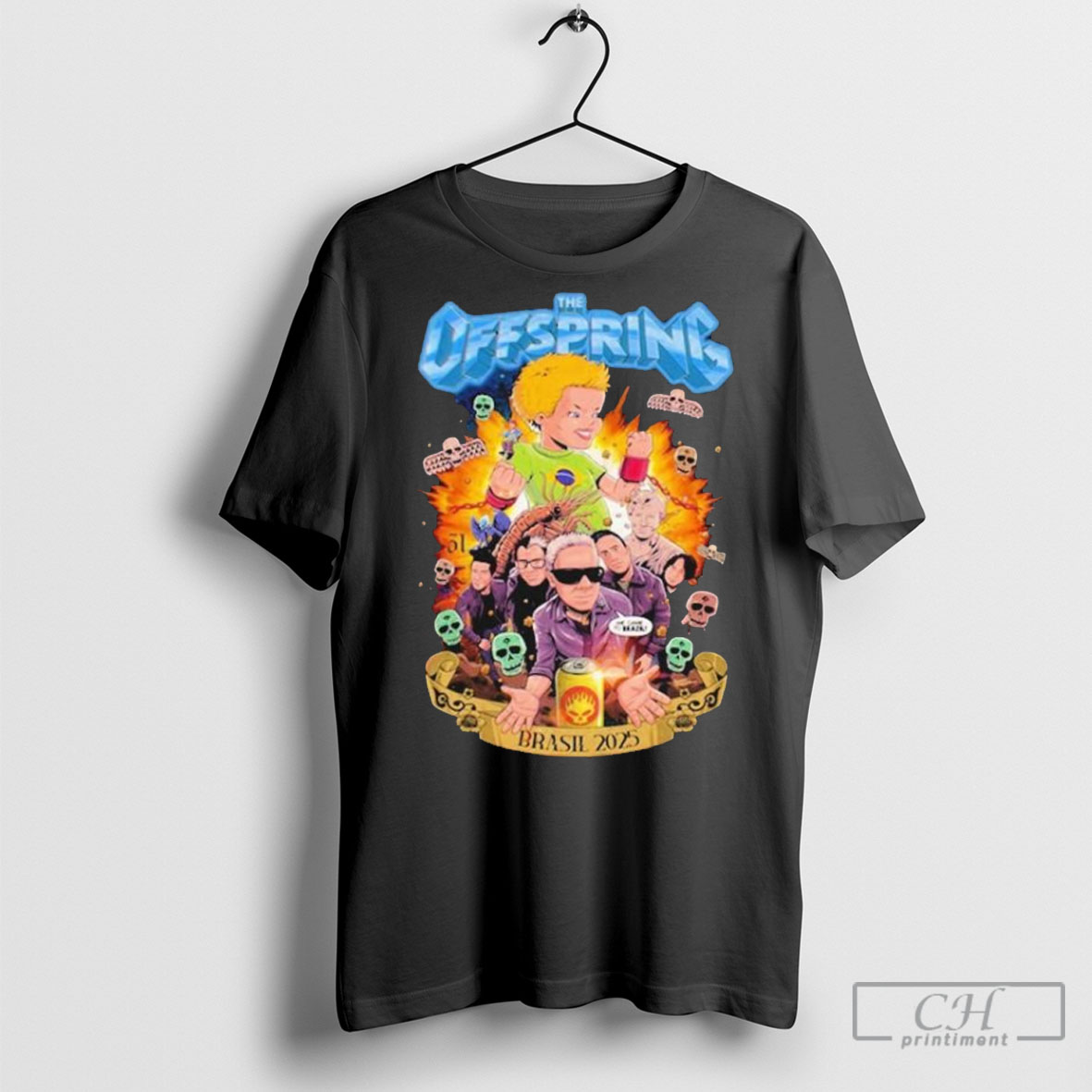 Official The Offspring Brasil Tour 2025 Shirt