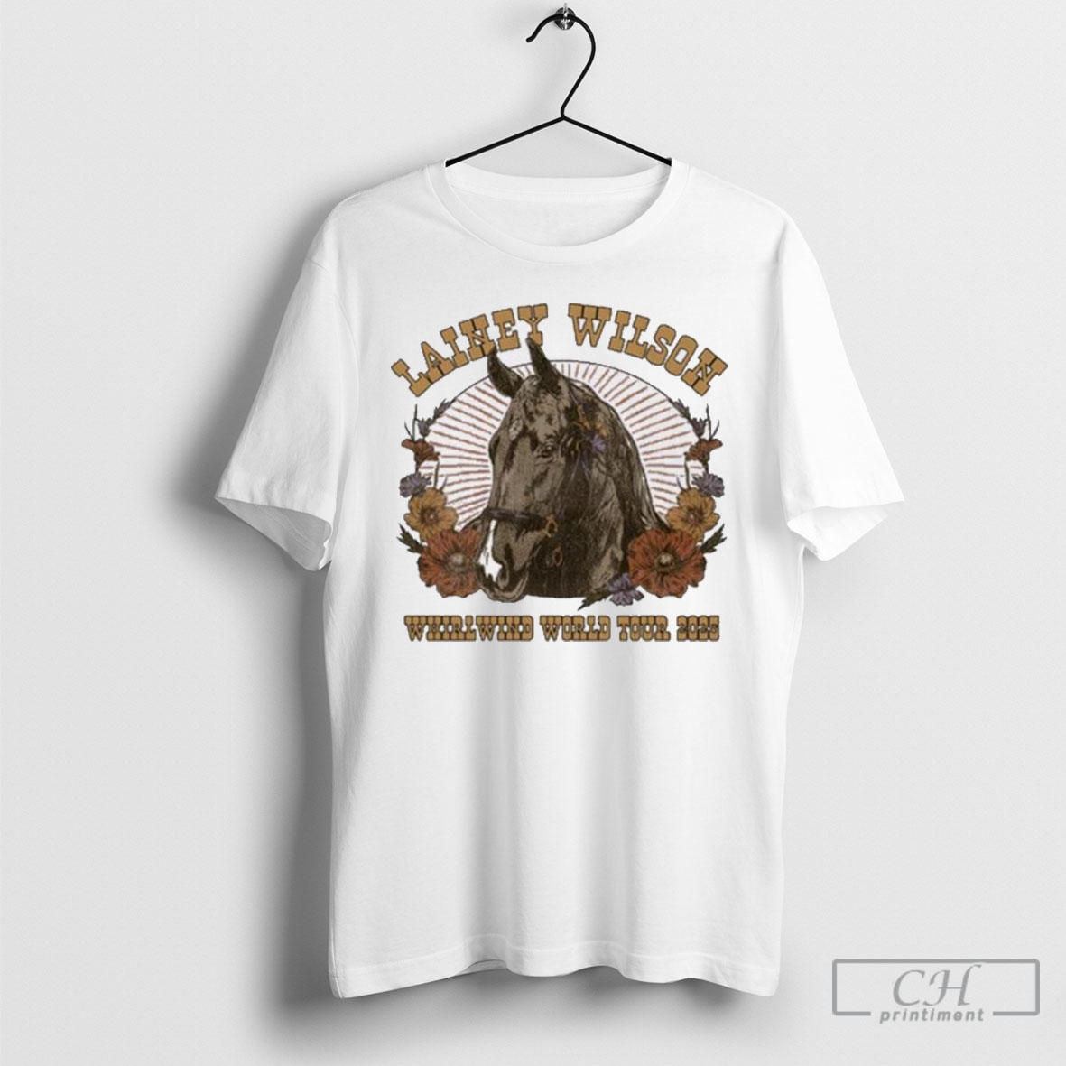 Official Lainey Wilson Whirlwind World Tour 2025 Shirt