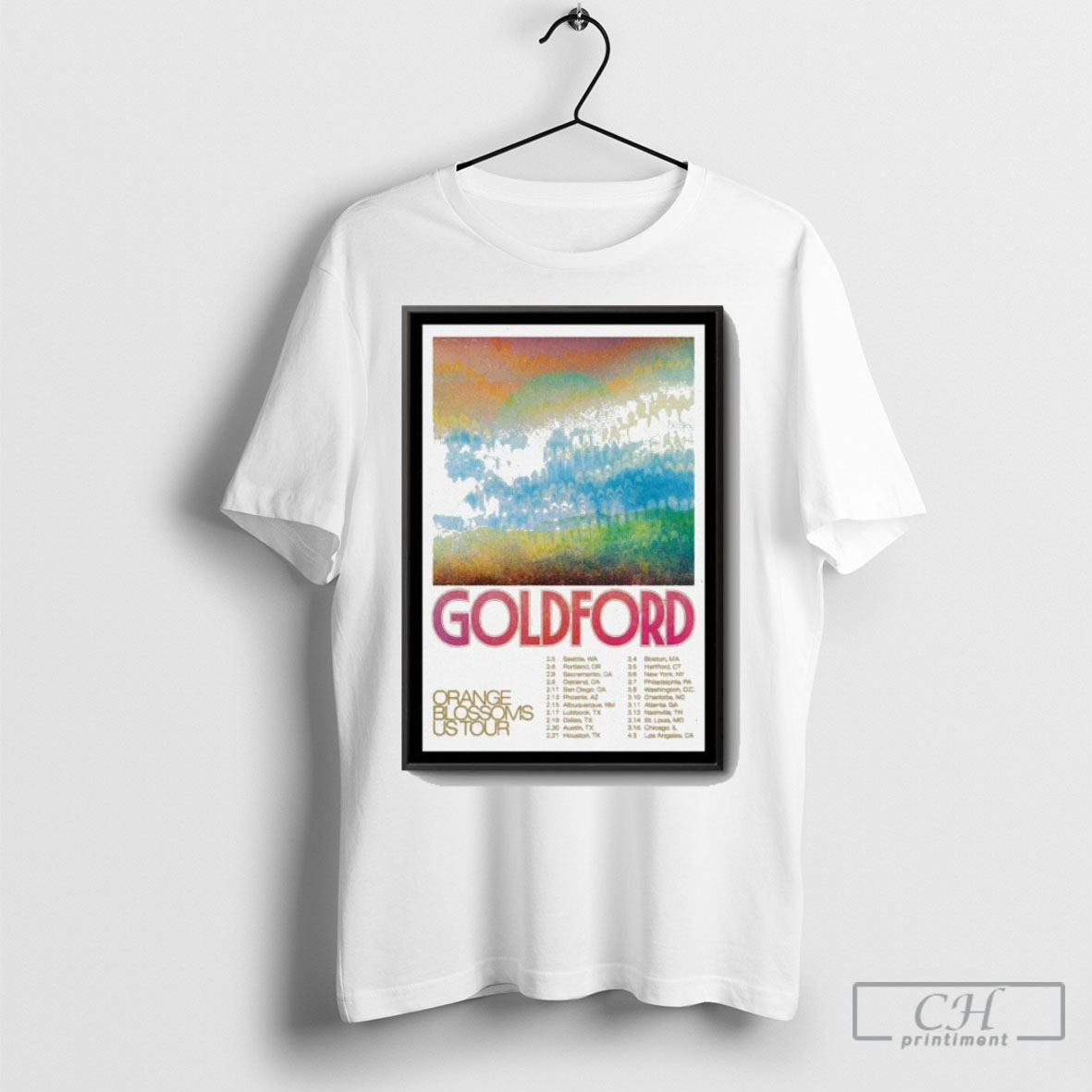 Official Goldford Tour Atlanta Ga 2025 Poster Shirt