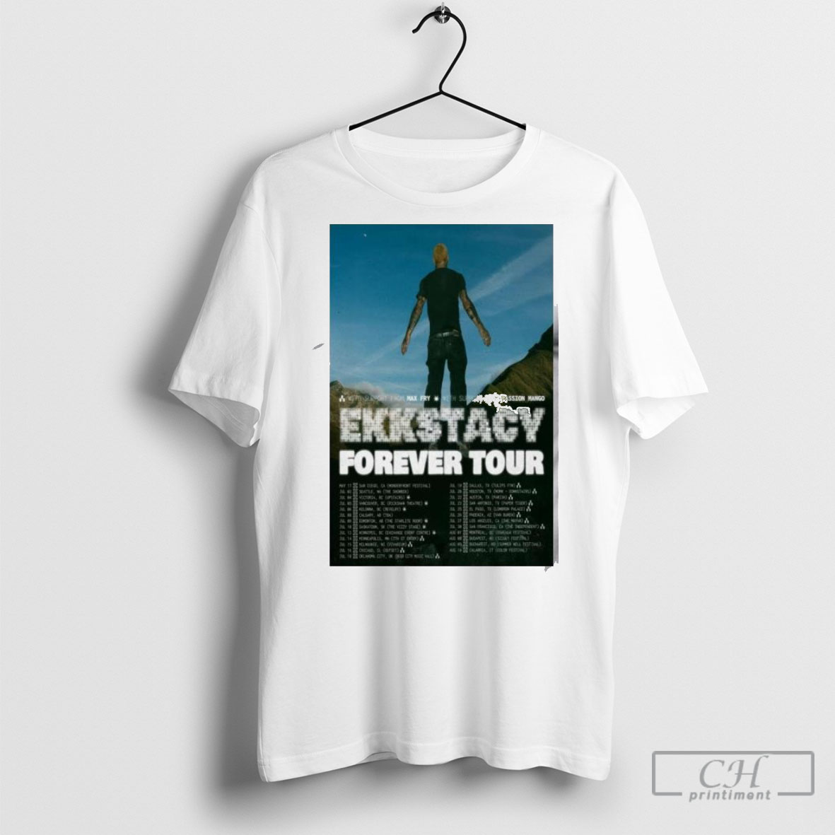 Official Ekkstacy Poster The Forever Tour 2025 Shirt