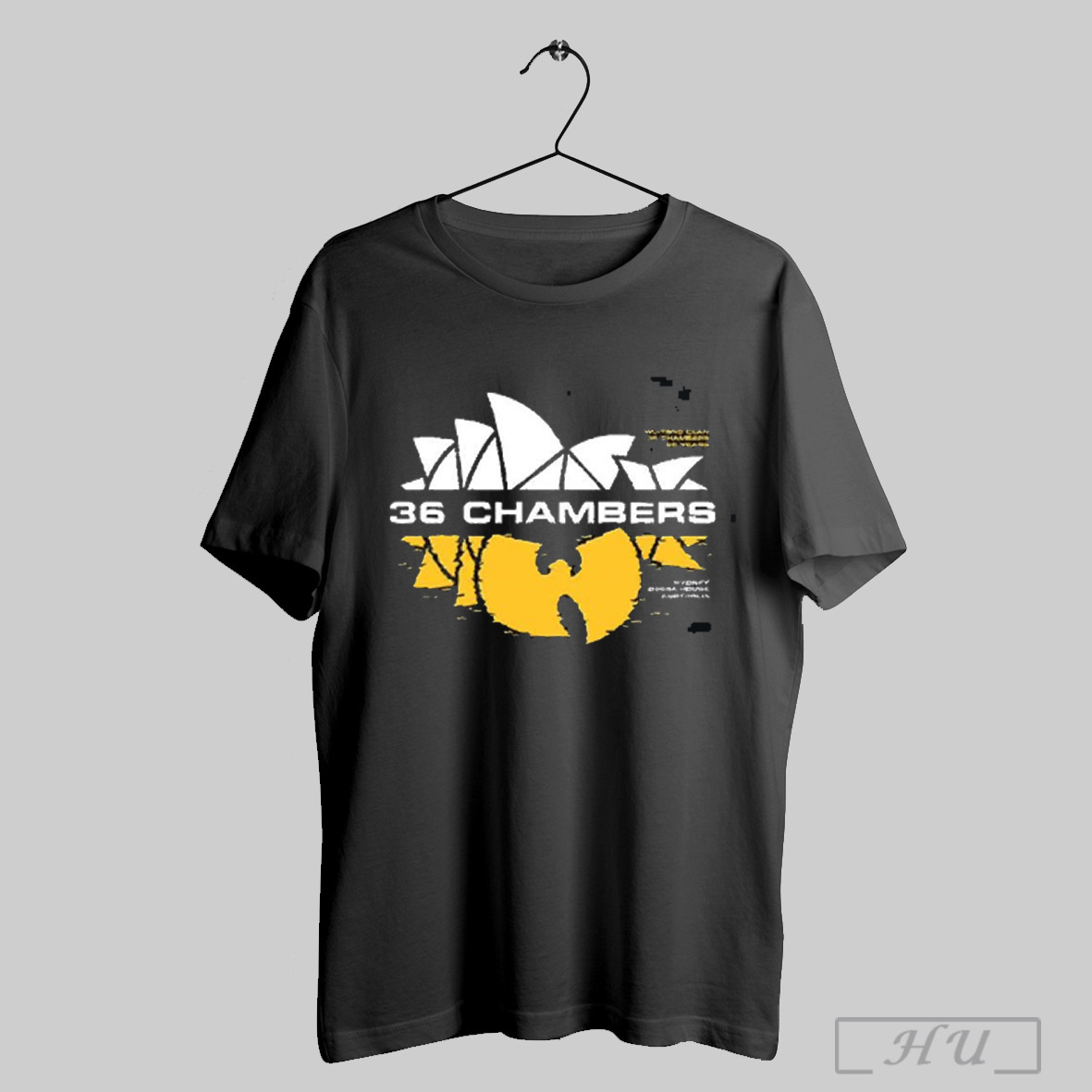 Trendy Wu Tang Clan Australia Tour 2025 Merchandise 36 Chambers Unisex Shirt