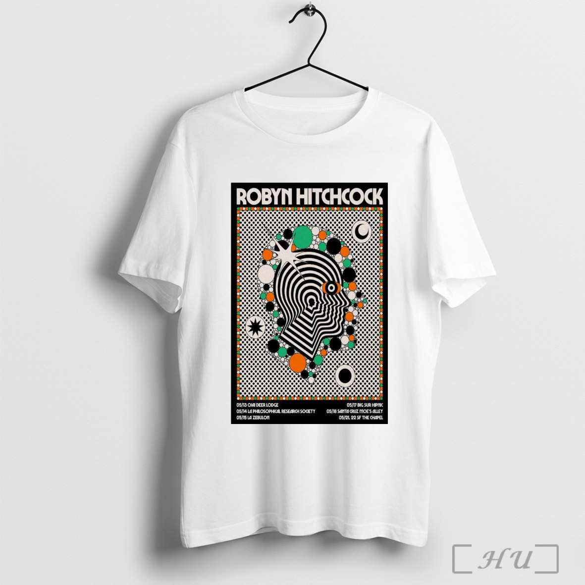 Trendy Poster Robyn Hitchcock California Tour 2025 05 13 Ojai Deer Lodge 05 14 La Philosophical Research Society Shirt Sweatshirt