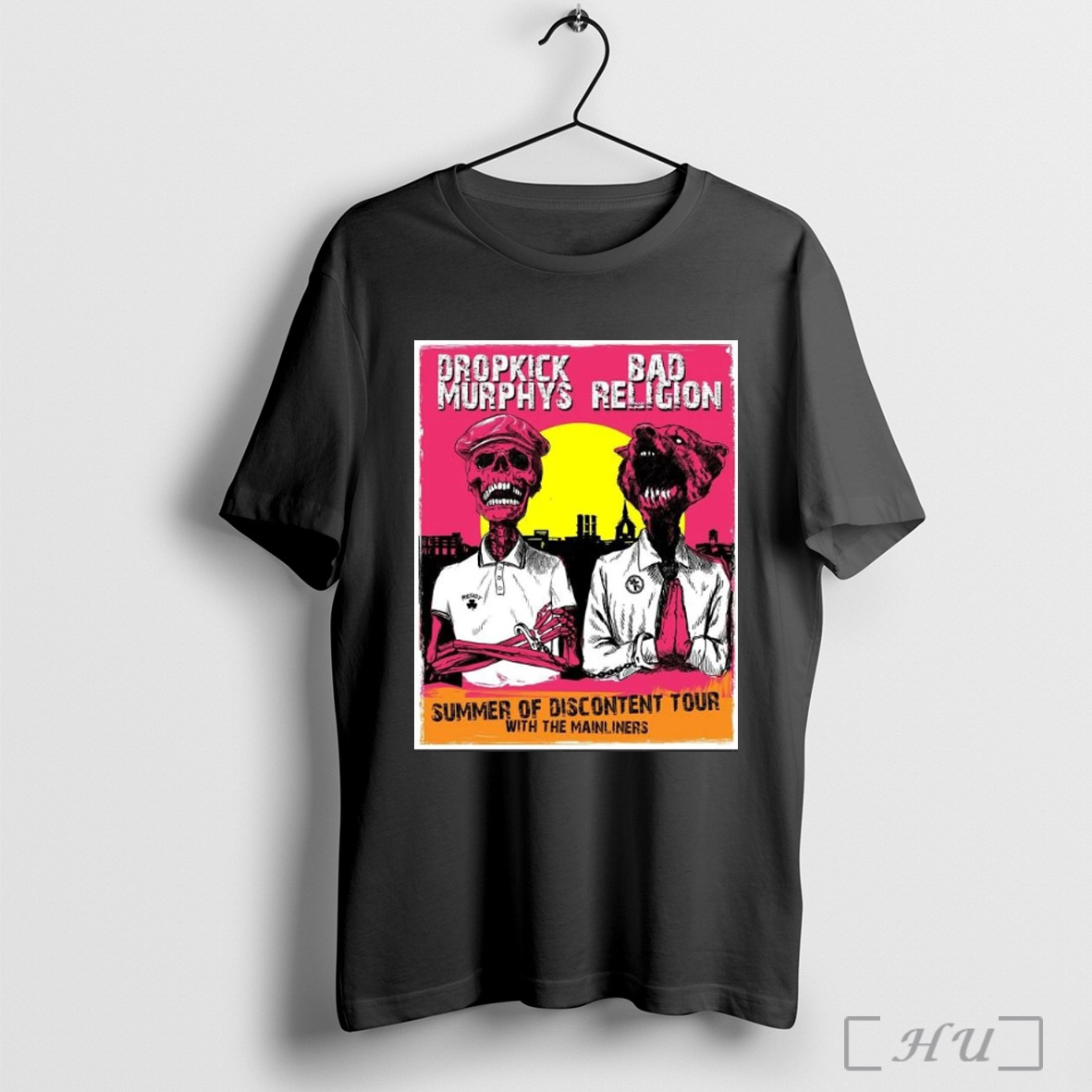 Trendy Bad Religion X Dropkicks Murphys Summer Of Discontent Tour 2025 With The Mainliners Tour Shirt