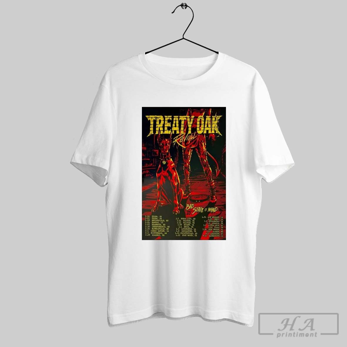 Treaty Oak Revival Bab State Of Mind Tour 2025 Shirt
