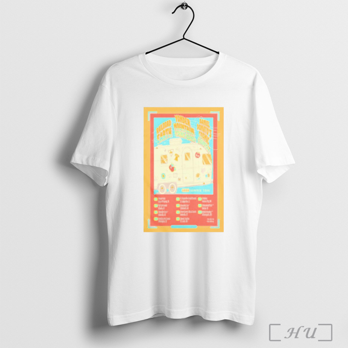 Top Railroad Earth Summer Tour 2025 Poster Shirt