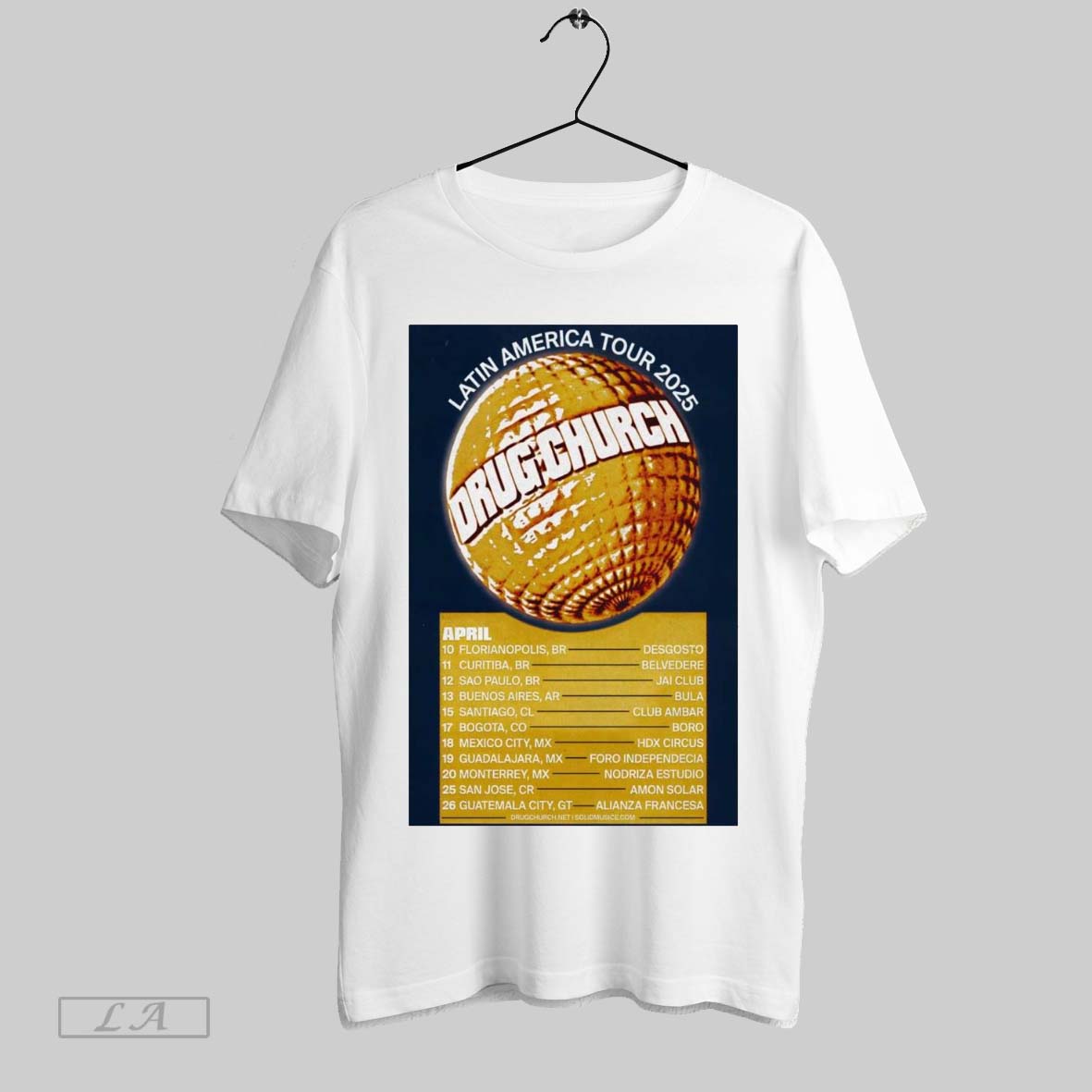 Top Poster Drug Church Latin America Tour 2025 April 10 Florianopolis Br Desgosto Unisex Sweatshirt Shirt