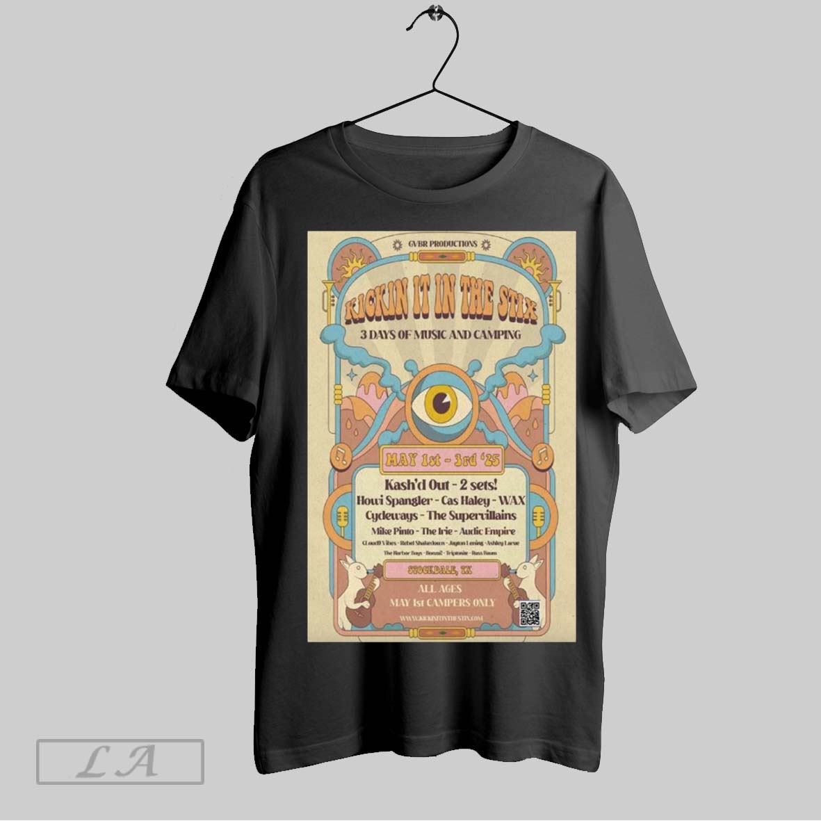 Top Poster Kickin It In The Stix 3 Days Of Music And Camping May 1 3 2025 Stockdale Tx Tour Unisex Sweatshirt Shirt