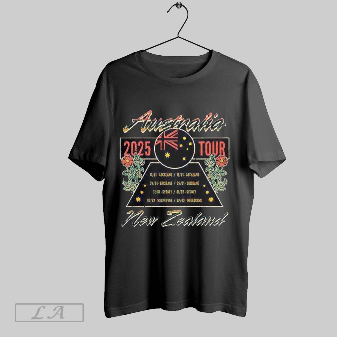 Top Luke Combs Australia And Zealand Tour 2025 Eagle Shirt