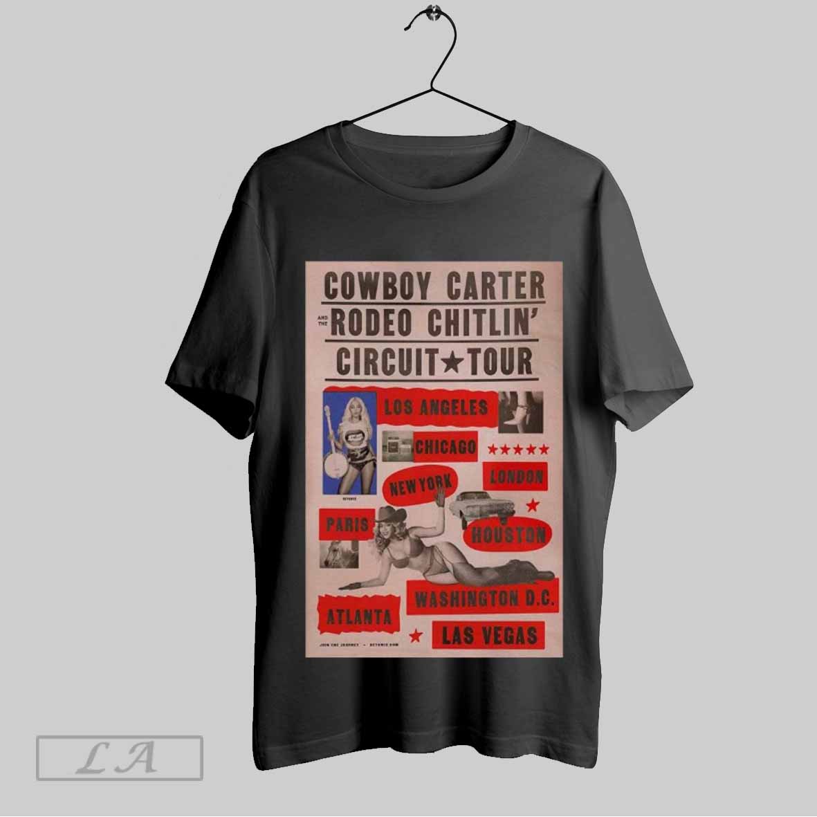 Top Cowboy Carter And The Rodeo Chitlin Circuit Tour 2025 Unisex Sweatshirt Shirt