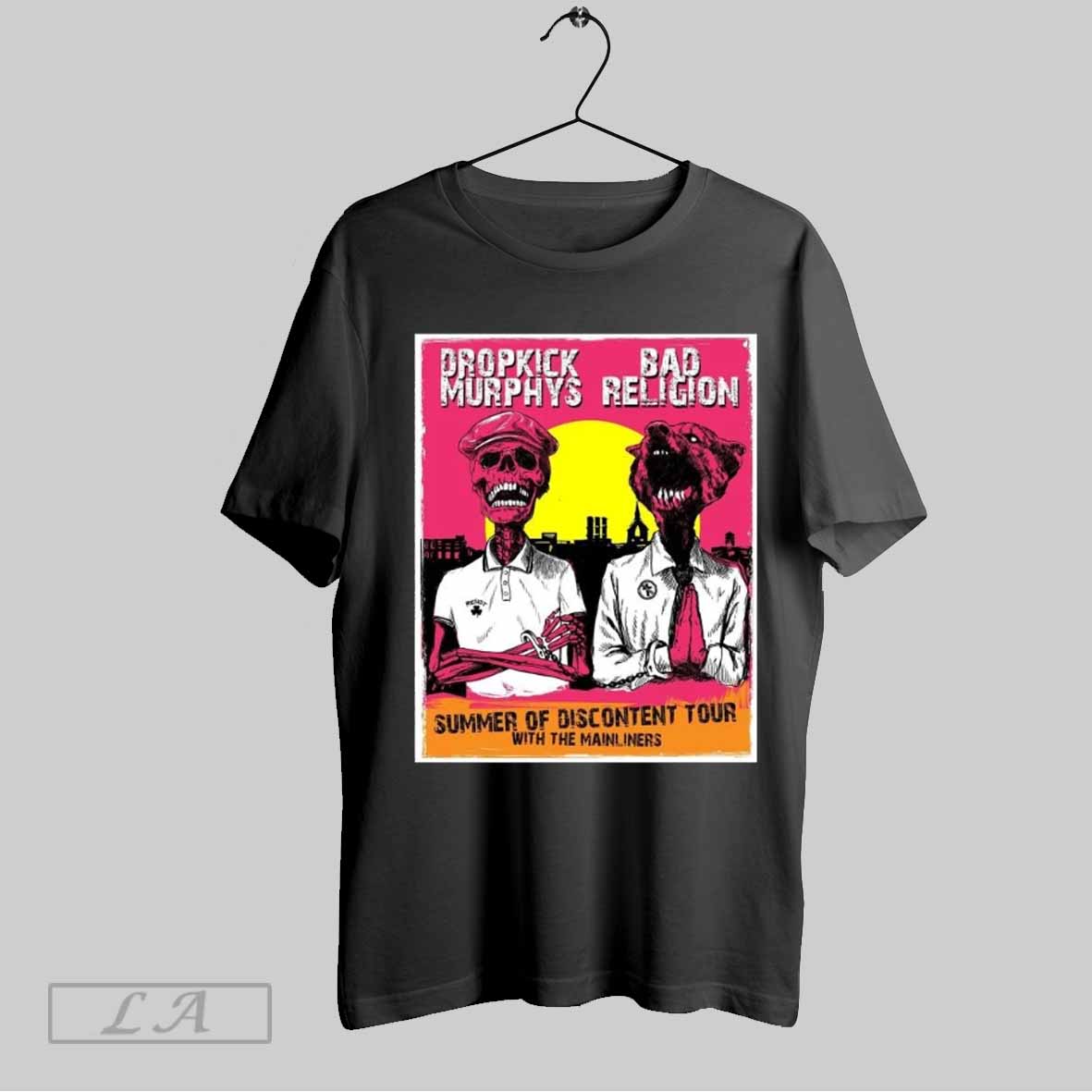 Top Bad Religion X Dropkicks Murphys Summer Of Discontent Tour 2025 With The Mainliners Tour Shirt