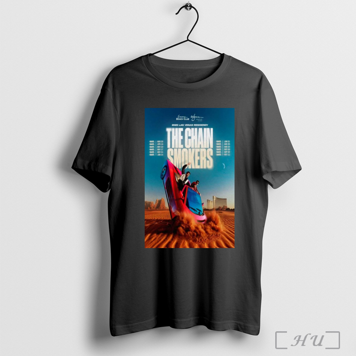 The Chainsmokers 2025 Las Vegas Residency Tour Poster Shirt