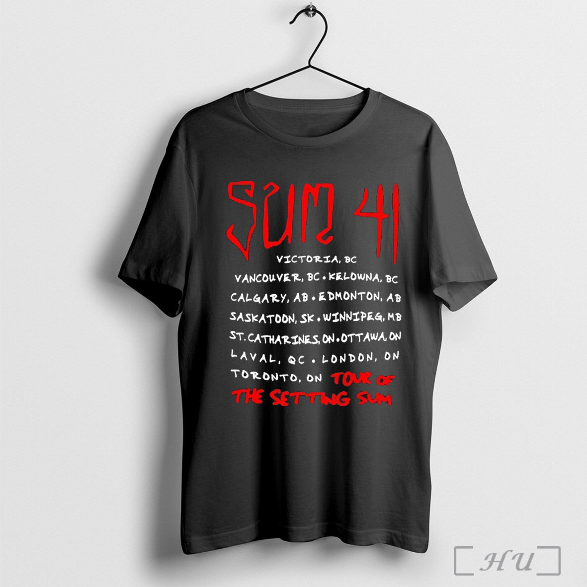 Sum 41 Skull Sketch Tour Of The Setting Sum 2025 Shirt Sweatshirt