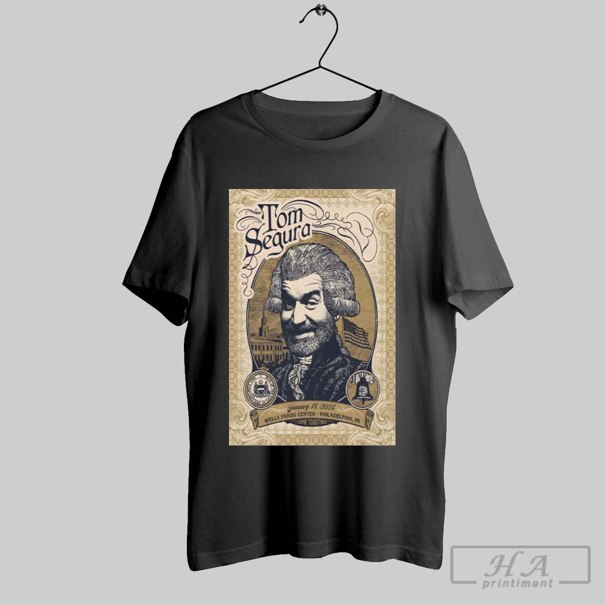 Poster Tom Segura January 18 2025 Wells Fargo Center In Philadelphia Pa Tour Shirt