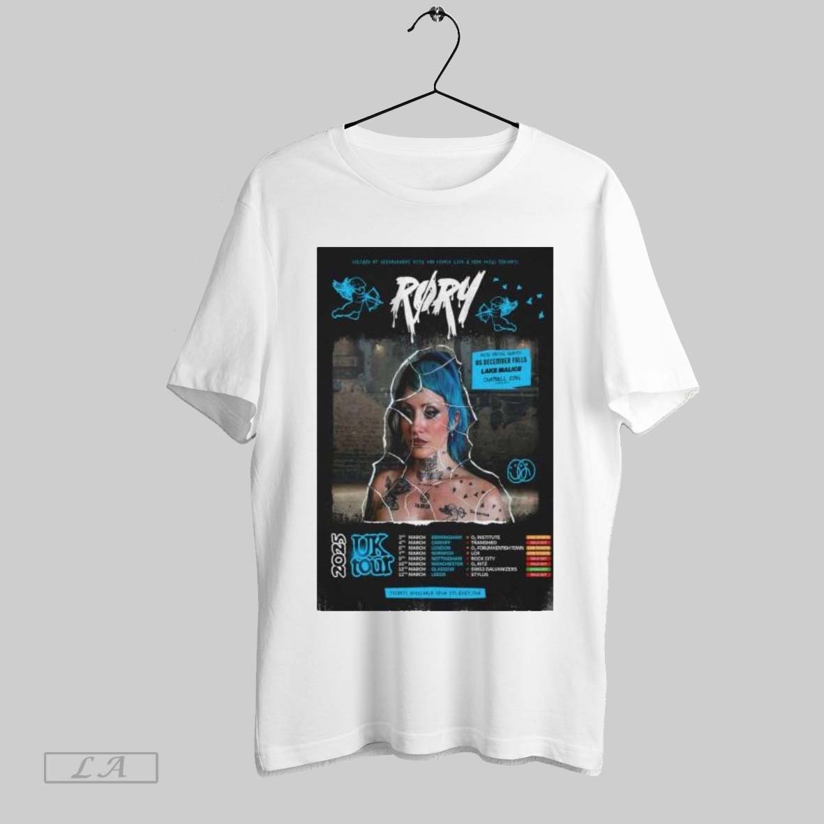 Original Rory Uk Tour 2025 Poster Shirt