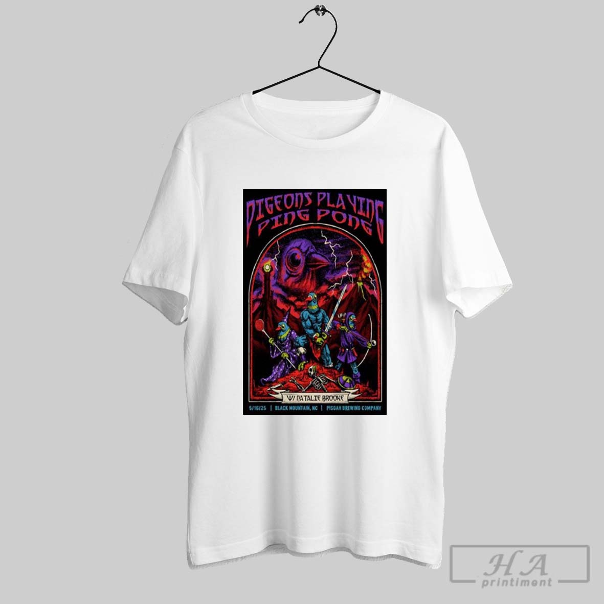 Pigeons Playing Ping Ping Tour In Black Mountain Nc On May 16 2025 Shirt