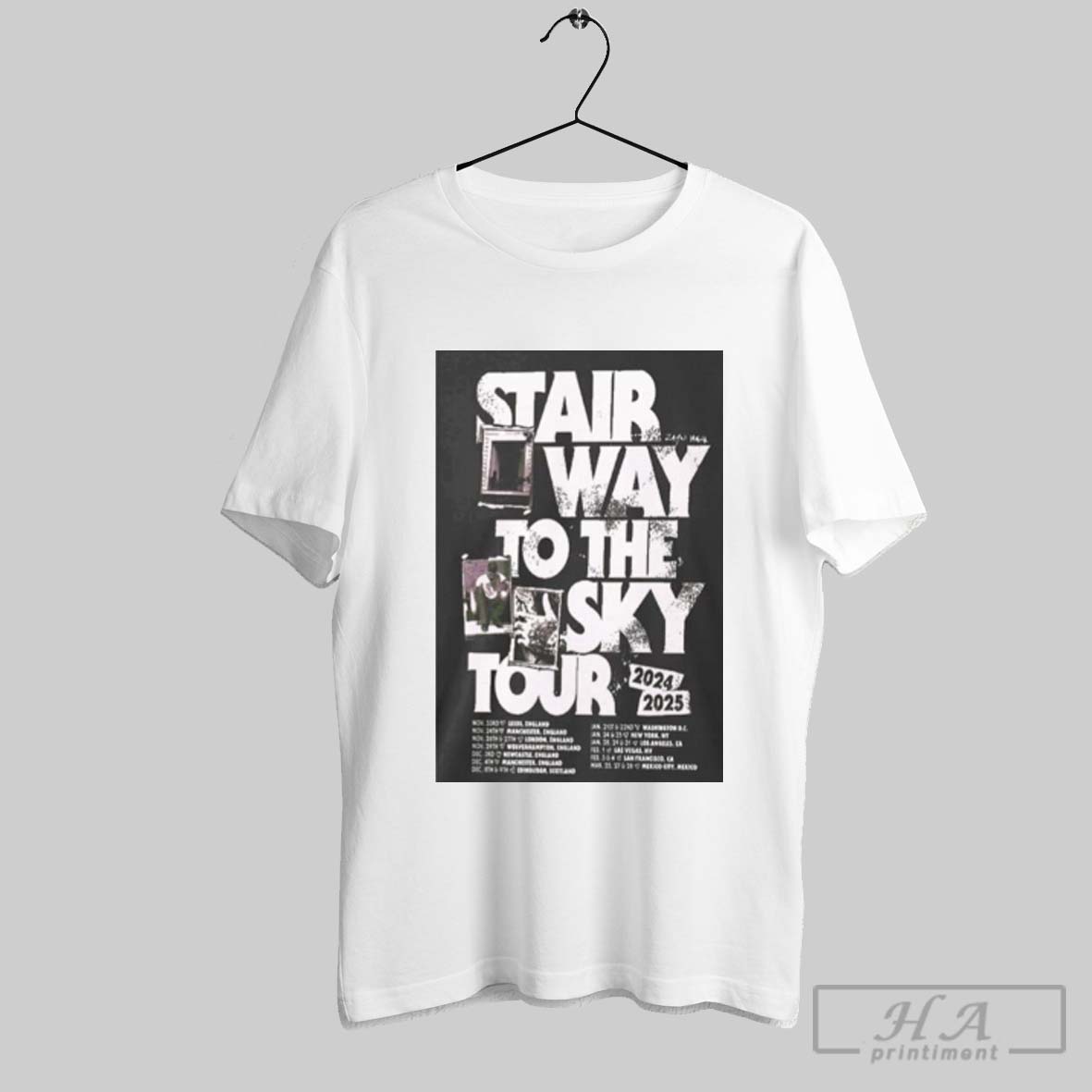 Original Zayn Malik Stairway To The Sky Tour 2024 2025 Shirt