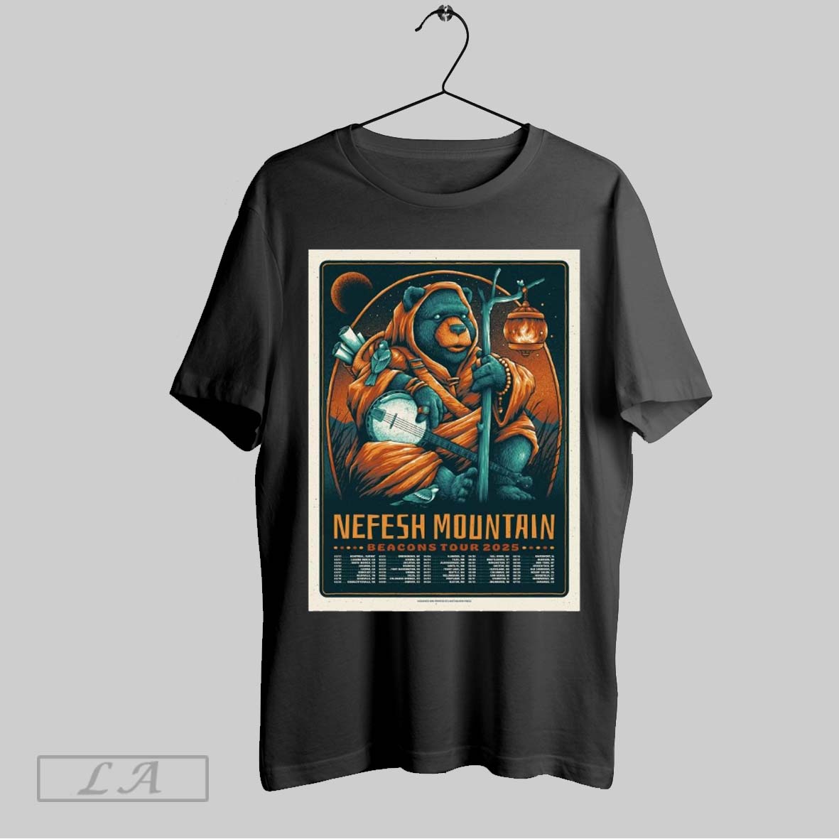 Original Poster Nefesh Mountain 2025 Beacons Tour 02 22 Montreal Quebec 03 01 Laguna Beach Ca Shirt Hoodie Shirt