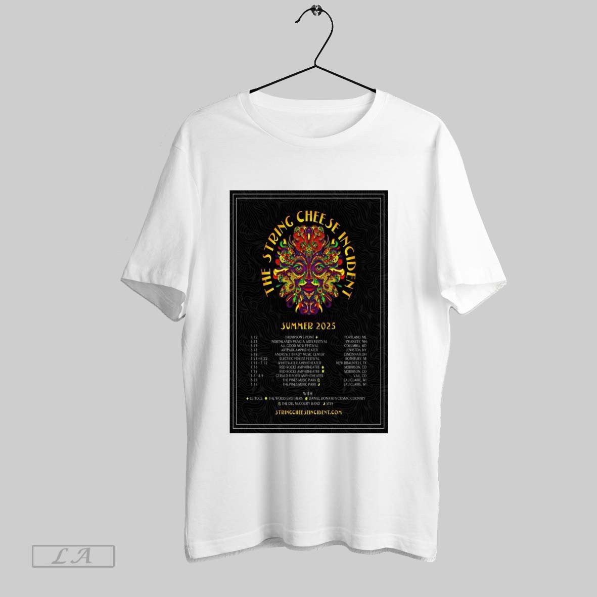 Original Poster The String Cheese Incident Summer Tour 2025 6 Shirt