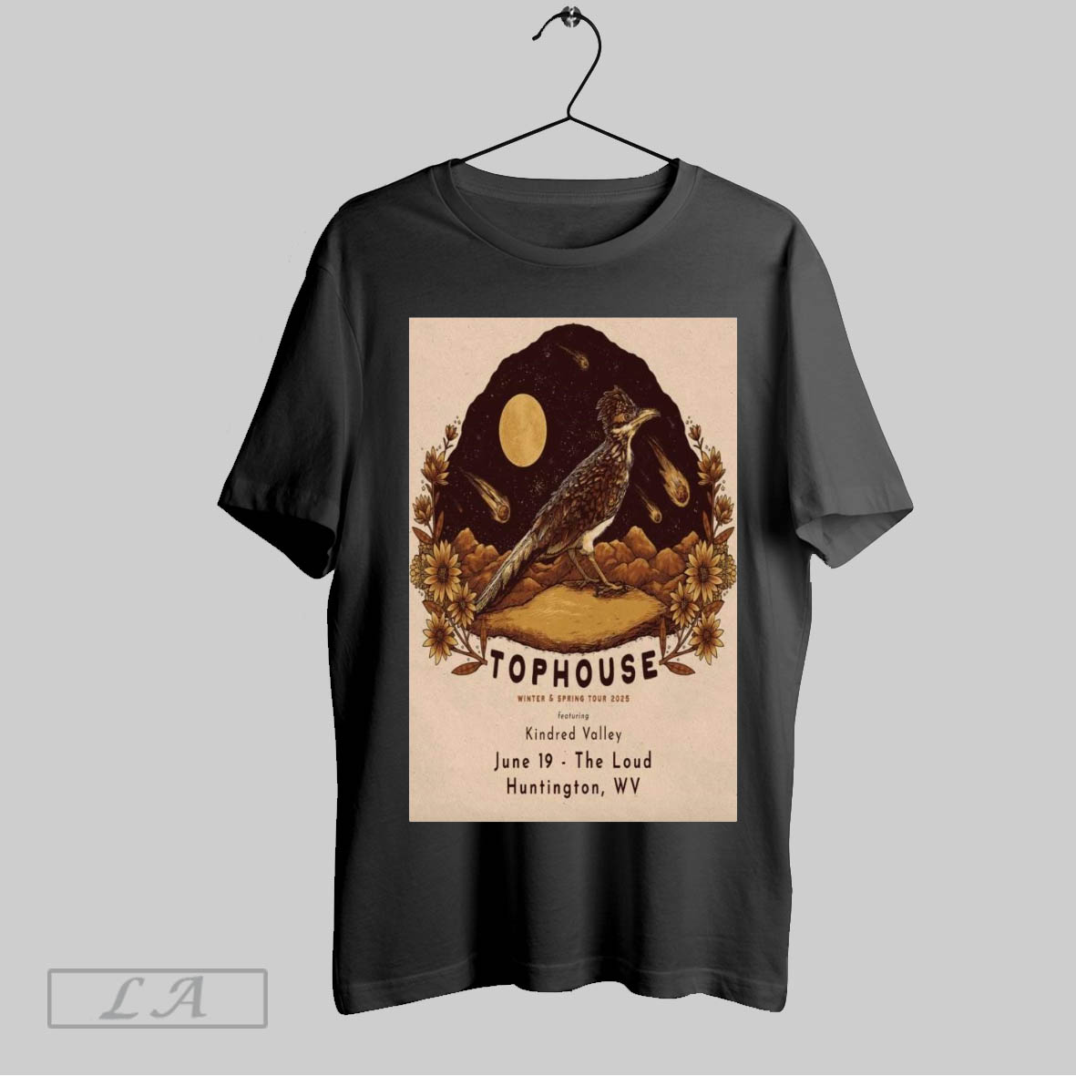 Original Poster Tophouse June 19 2025 The Loud Huntington Wv Kindred Valley Winter And Spring Tour Shirt