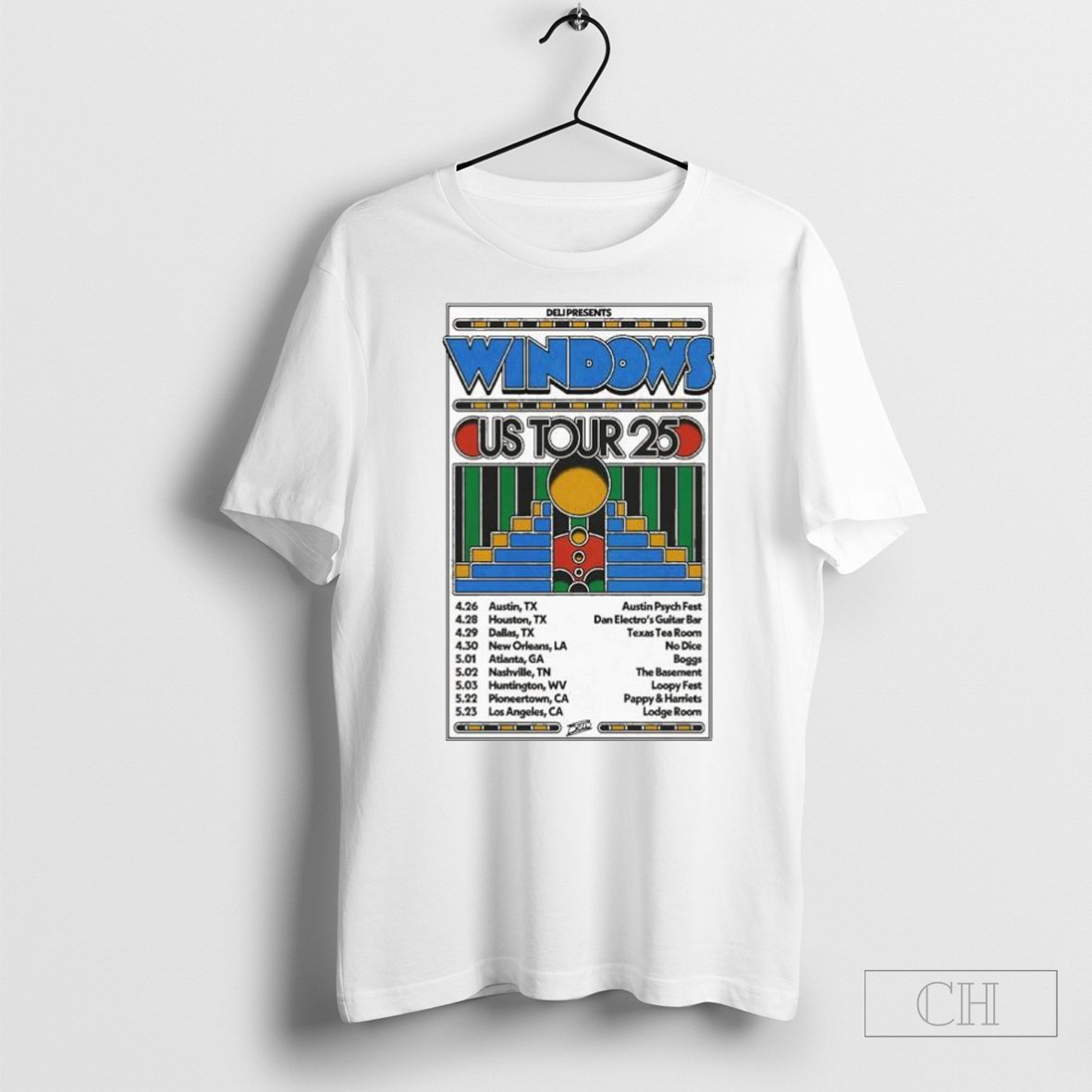 Official Windows Us Tour 2025 Shirt