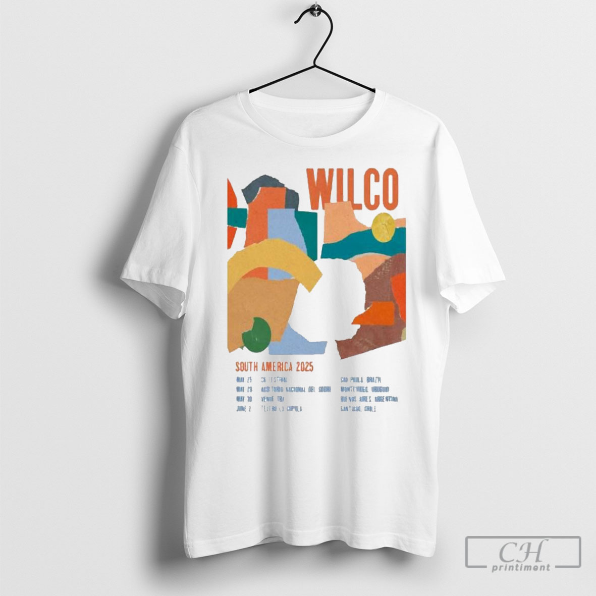Official Wilco South America Tour 2025 Shirt
