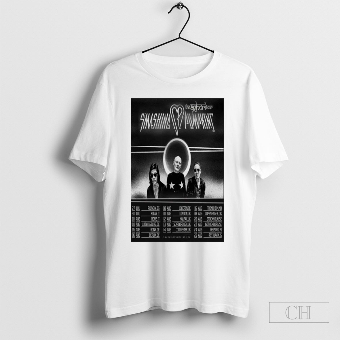 Official The Smashing Pumpkins Poster Limited The Aghori Tour Jul Aug 2025 ShirtShirt