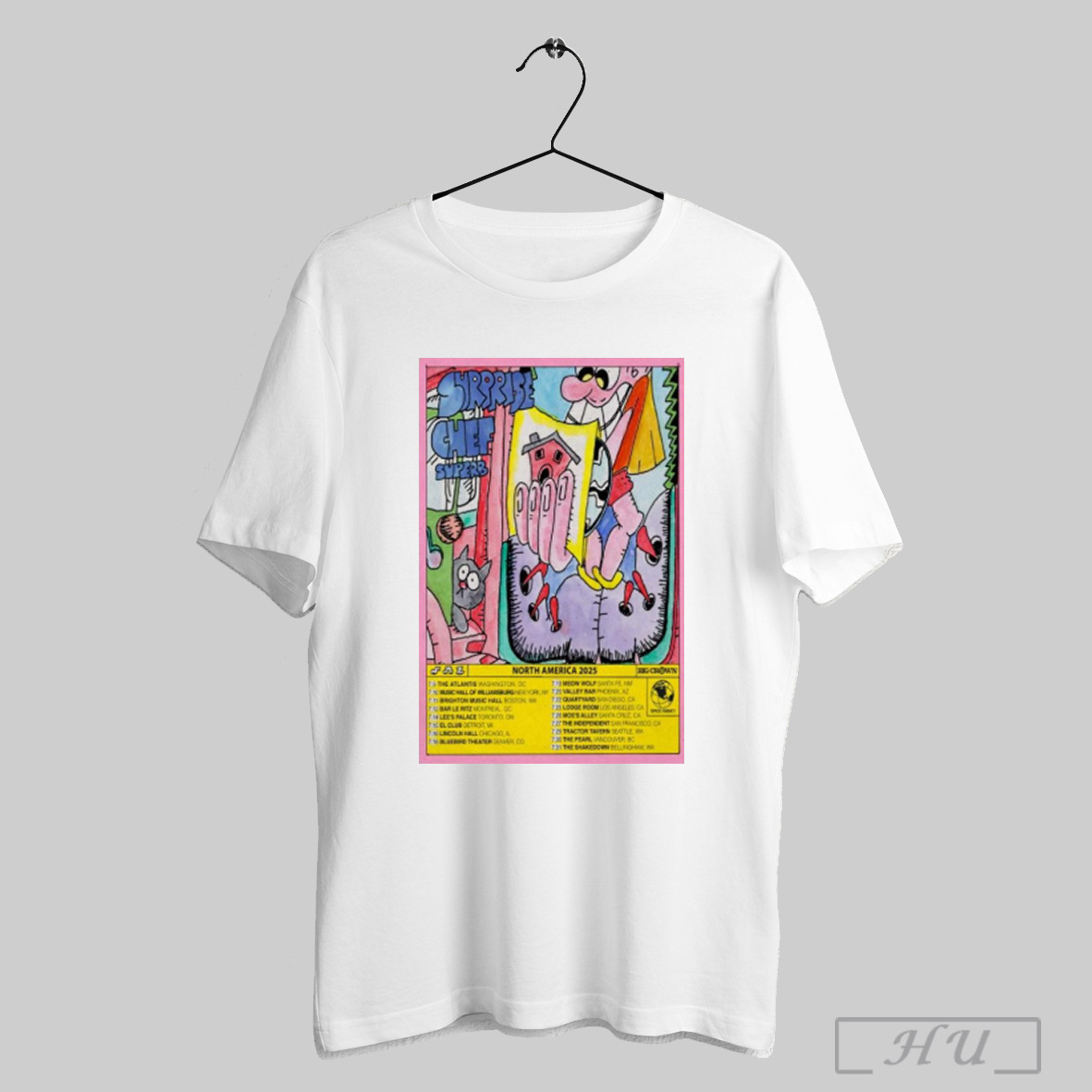 Official Surprise Chef North America Tour Poster 2025 Shirt